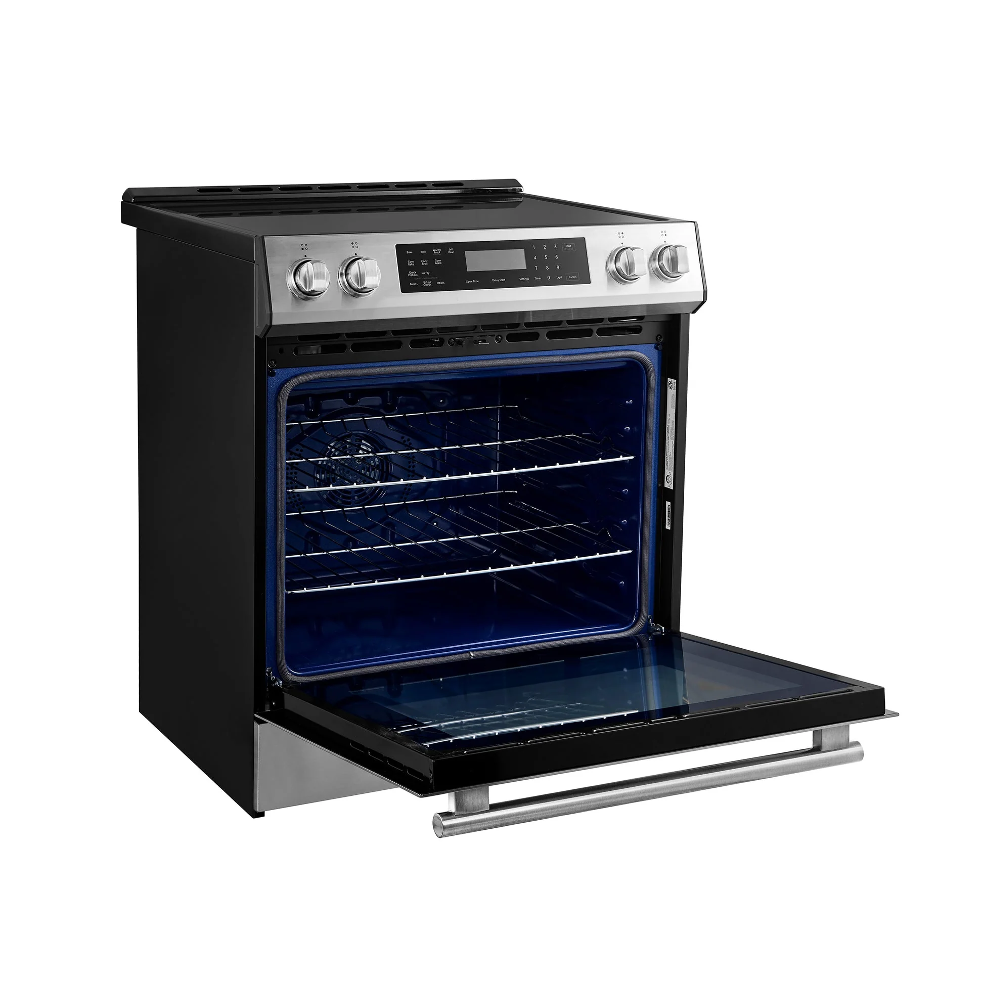 Forno Donatello Espresso 30-Inch Slide-In Stainless Steel Induction Range, Convection Oven - Image 8
