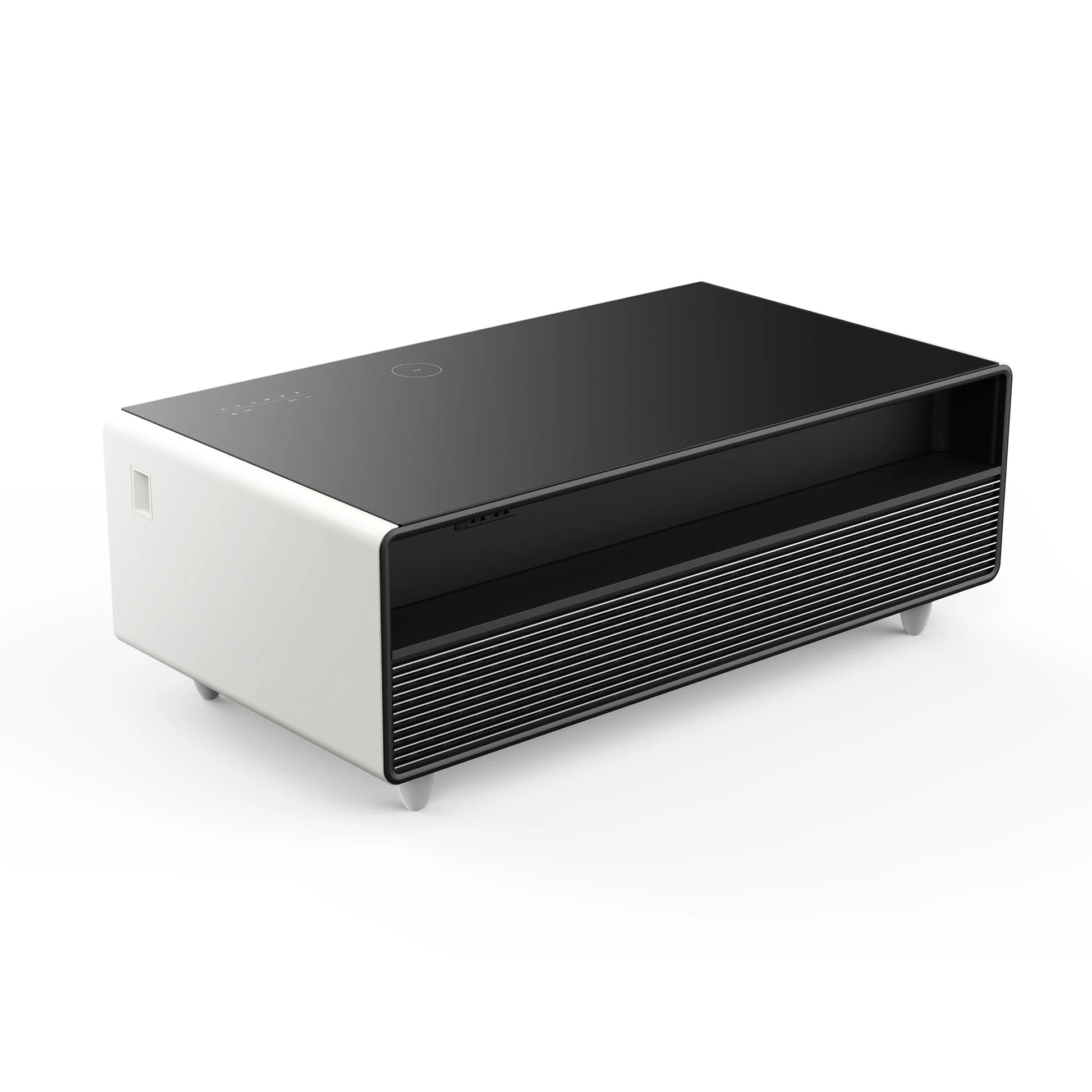Forno Evoluto Tavolo 51" Smart Coffee Table – Dual Refrigerator Drawers, Bluetooth 5.0 Audio, Wireless Charging & RGB Ambient Light - Image 5