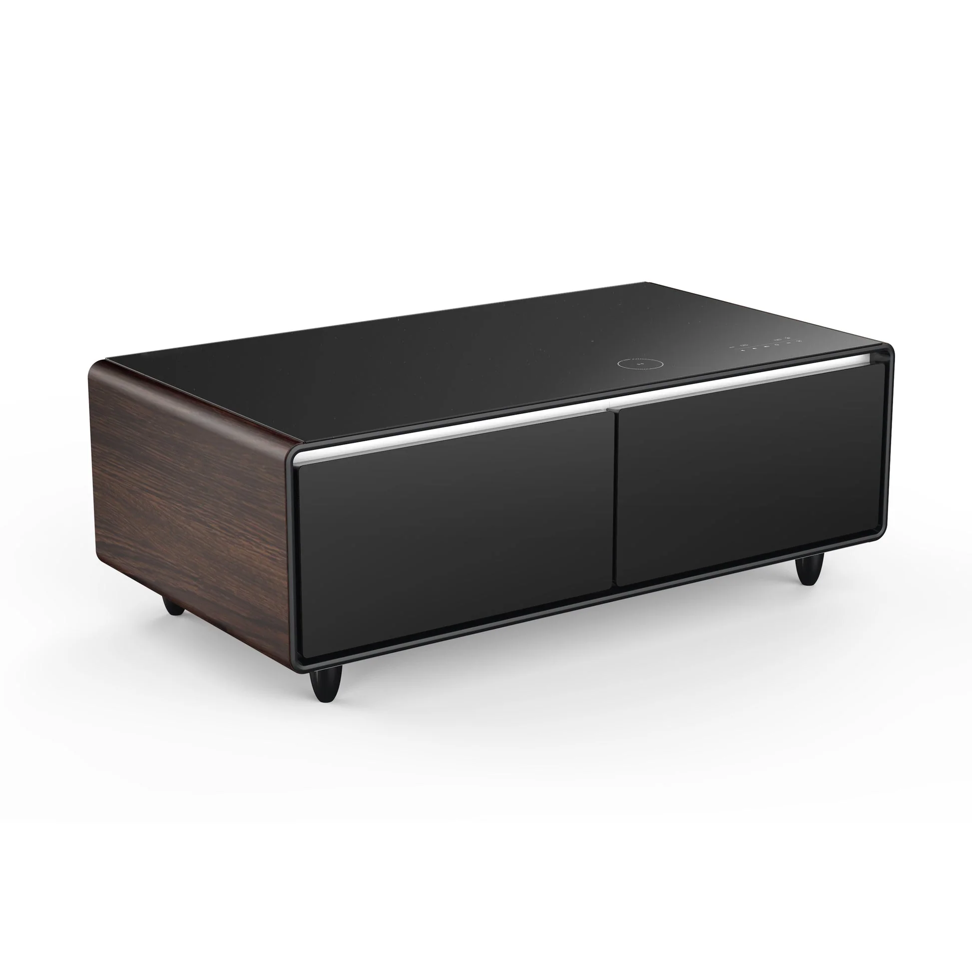Forno Evoluto Tavolo 51" Smart Coffee Table – Dual Refrigerator Drawers, Bluetooth 5.0 Audio, Wireless Charging & RGB Ambient Light - Image 2