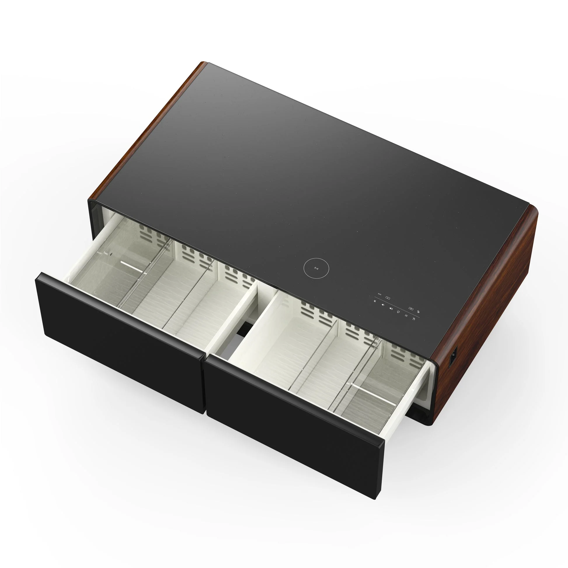 Forno Evoluto Tavolo 51" Smart Coffee Table – Dual Refrigerator Drawers, Bluetooth 5.0 Audio, Wireless Charging & RGB Ambient Light - Image 17