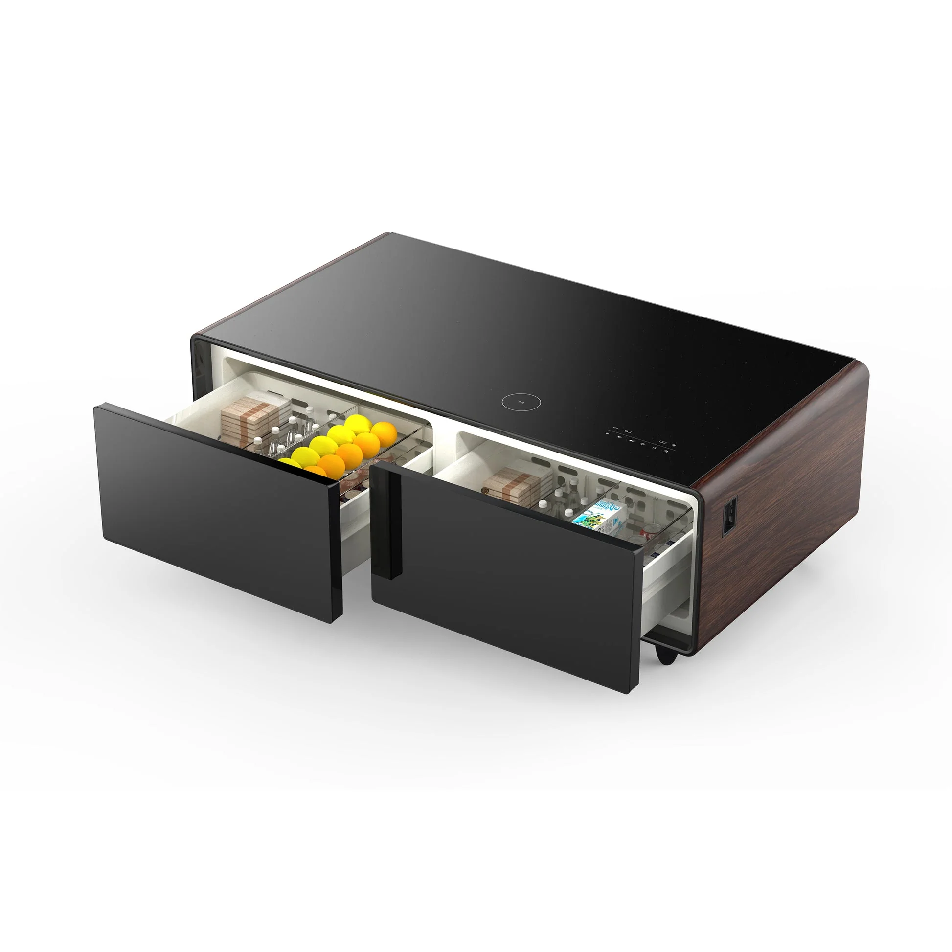 Forno Evoluto Tavolo 51" Smart Coffee Table – Dual Refrigerator Drawers, Bluetooth 5.0 Audio, Wireless Charging & RGB Ambient Light - Image 21