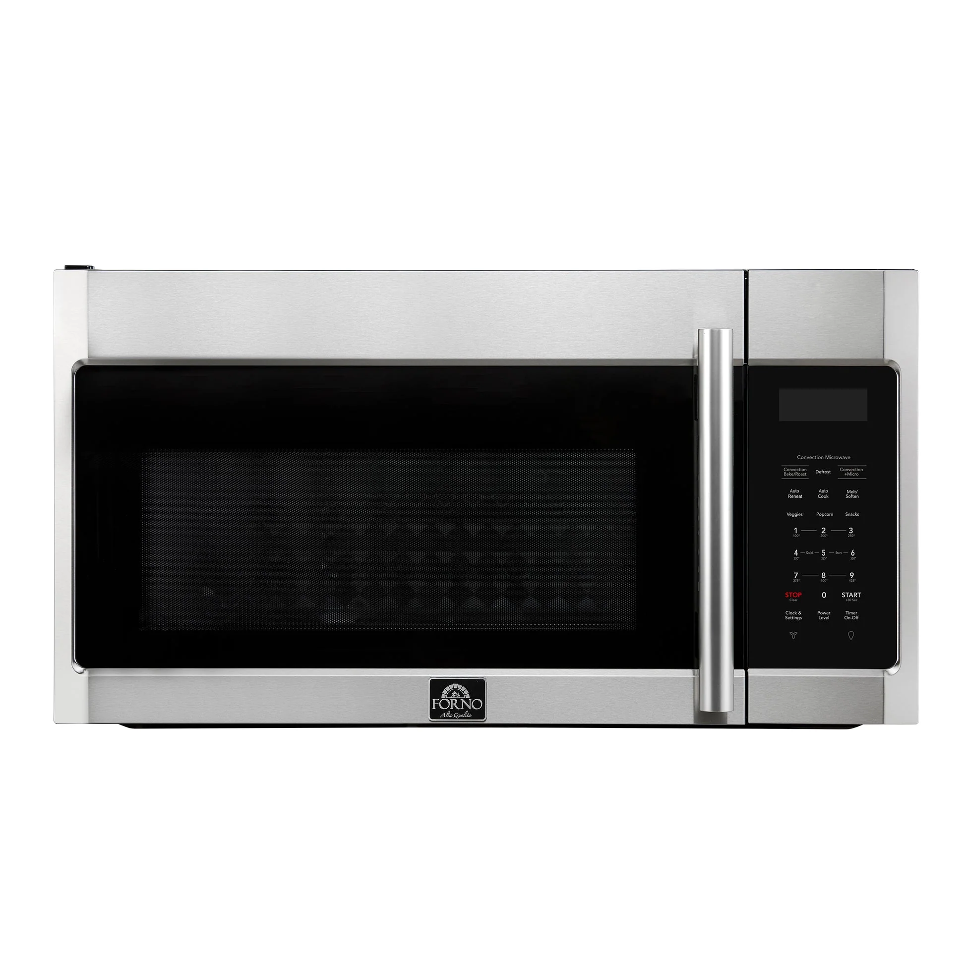 Forno Fornace 30-Inch Over the Range Convection Microwave, Stainless Steel – 1.5 cu.ft, 300 CFM Vent, Touch Control