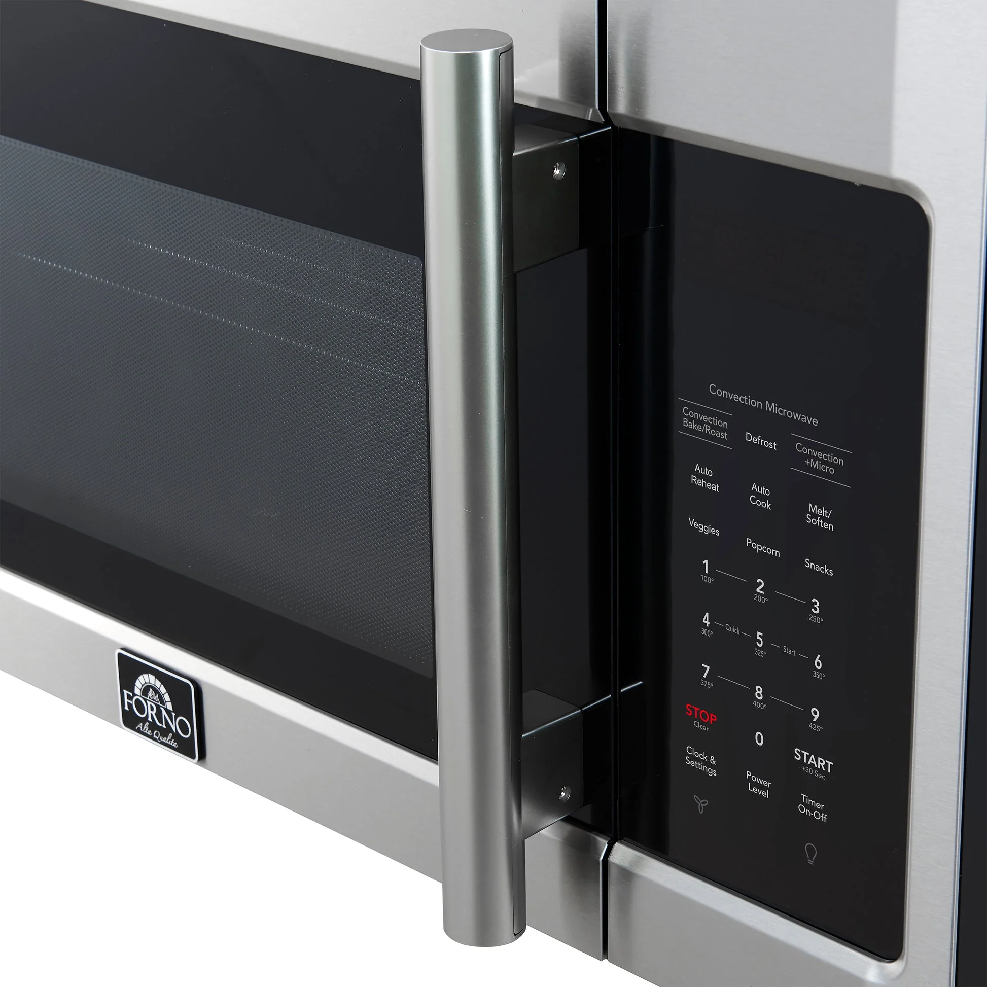 Forno Fornace 30-Inch Over the Range Convection Microwave, Stainless Steel – 1.5 cu.ft, 300 CFM Vent, Touch Control - Image 4