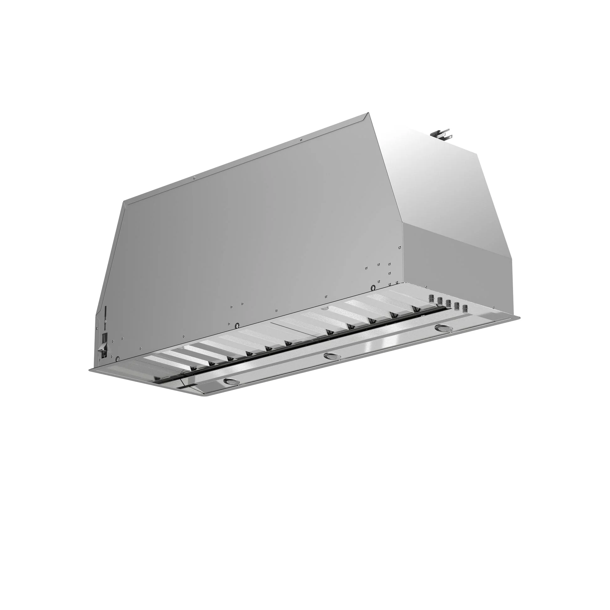 Forno Frassanito 30-Inch Insert Range Hood, 450 CFM, Stainless Steel Baffle Filters, LED Lighting - Image 2