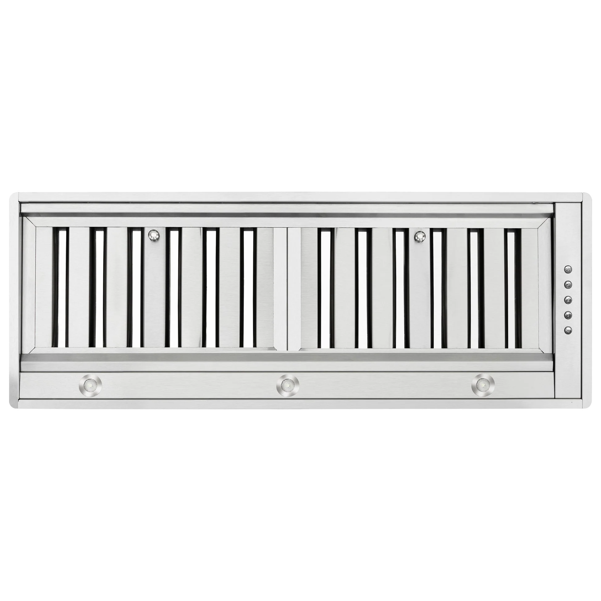 Forno Frassanito 30-Inch Insert Range Hood, 450 CFM, Stainless Steel Baffle Filters, LED Lighting - Image 9
