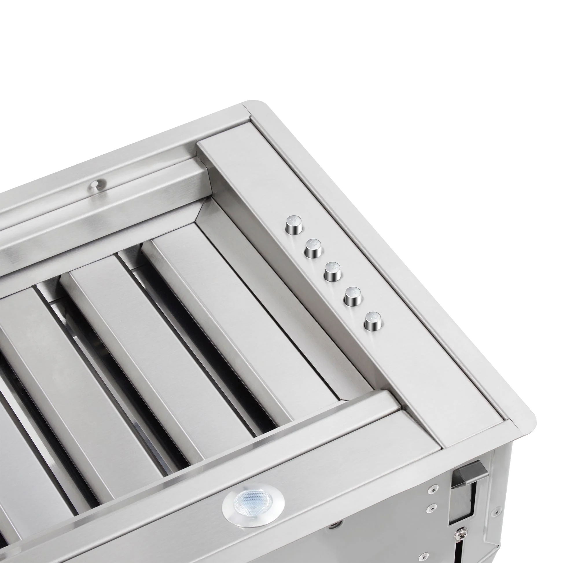 Forno Frassanito 60-Inch Recessed Range Hood, Stainless Steel Baffle Filters, LED Lighting - Image 5