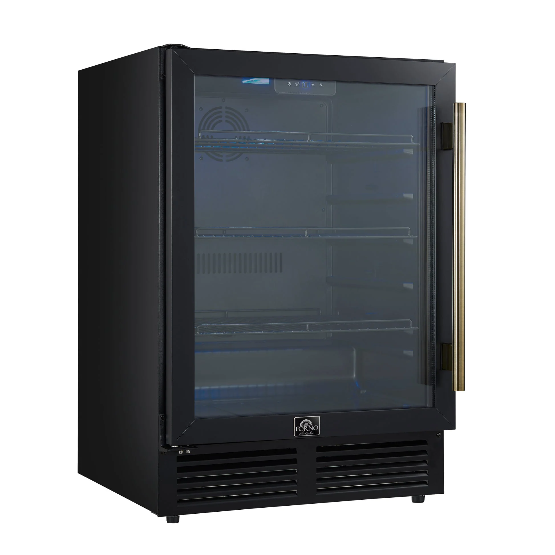 Forno Frescolino 24" Beverage Cooler – 188 Can Capacity, LED Lighting, Triple Glass Door, Built-In/Freestanding - Image 13