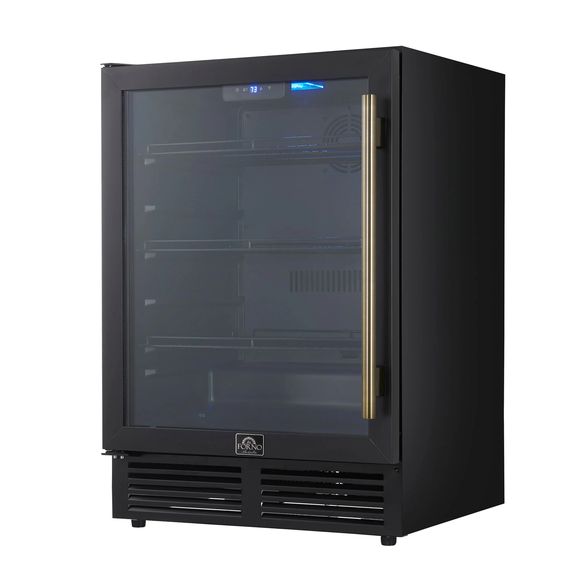 Forno Frescolino 24" Beverage Cooler – 188 Can Capacity, LED Lighting, Triple Glass Door, Built-In/Freestanding - Image 14