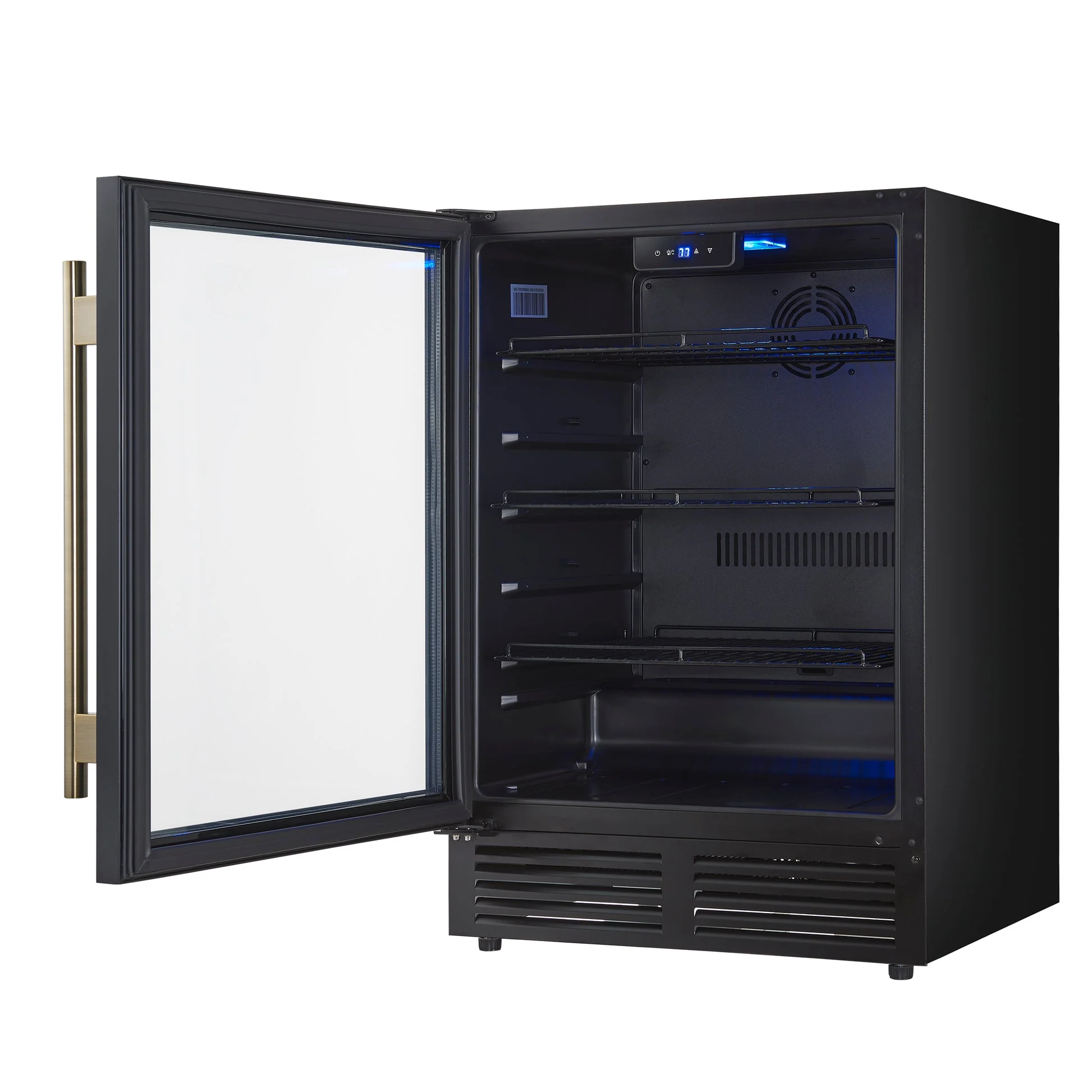 Forno Frescolino 24" Beverage Cooler – 188 Can Capacity, LED Lighting, Triple Glass Door, Built-In/Freestanding - Image 17