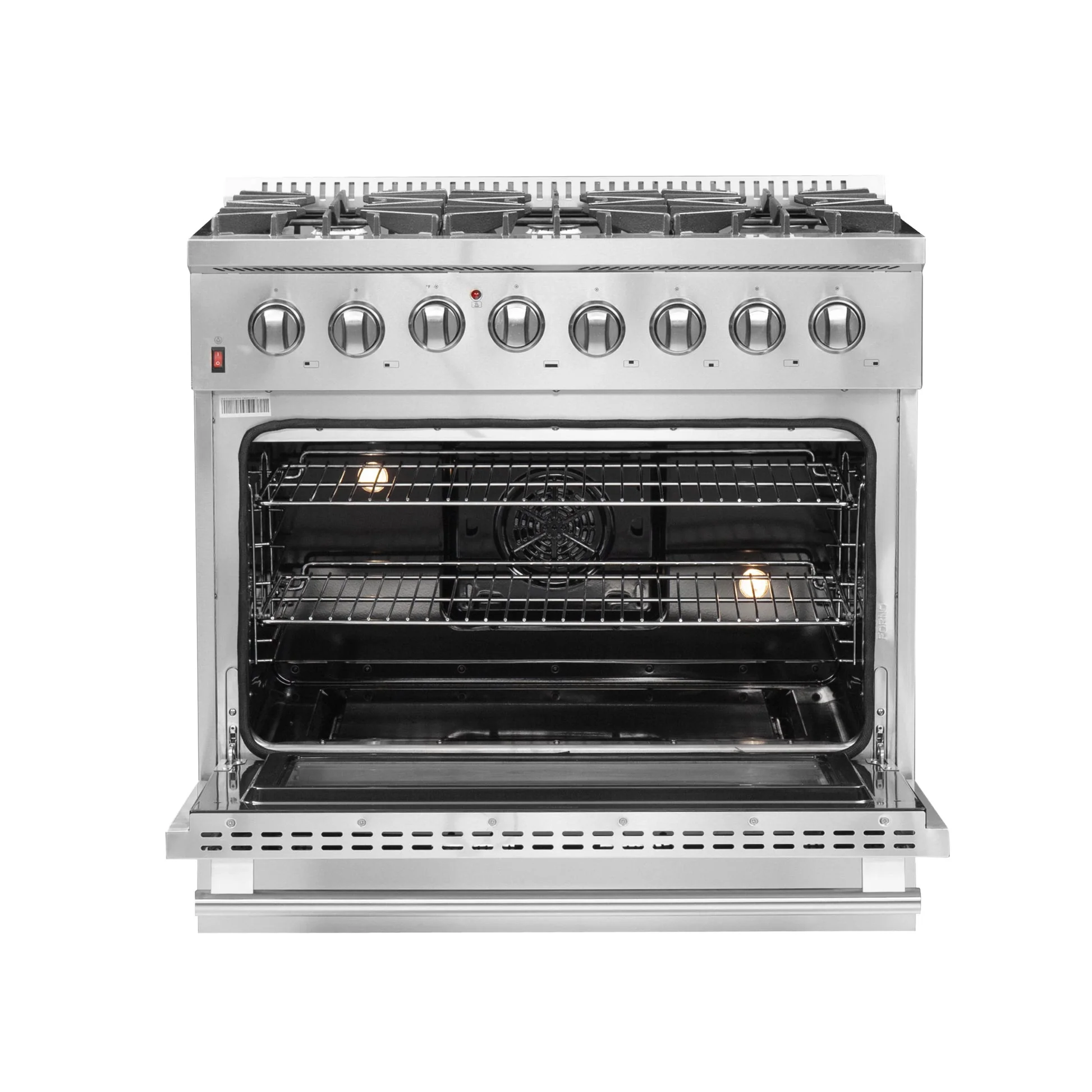 Forno Galiano Freestanding Dual Fuel Range, Double Convection Ovens - Image 3