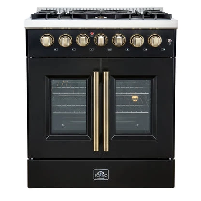 Forno Galiano Freestanding French Door Dual Fuel Range