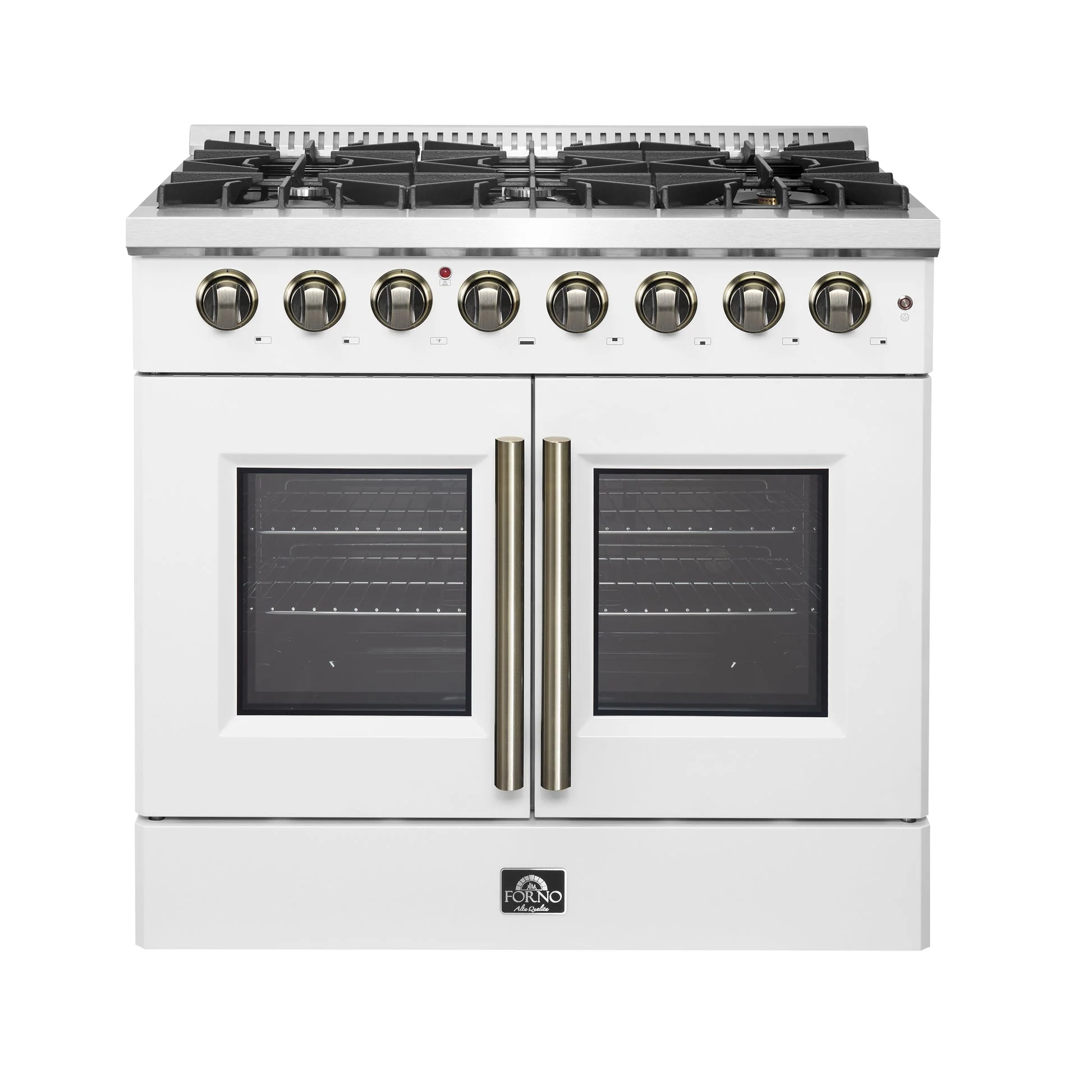 Forno Galiano Freestanding French Door Dual Fuel Range - Image 4