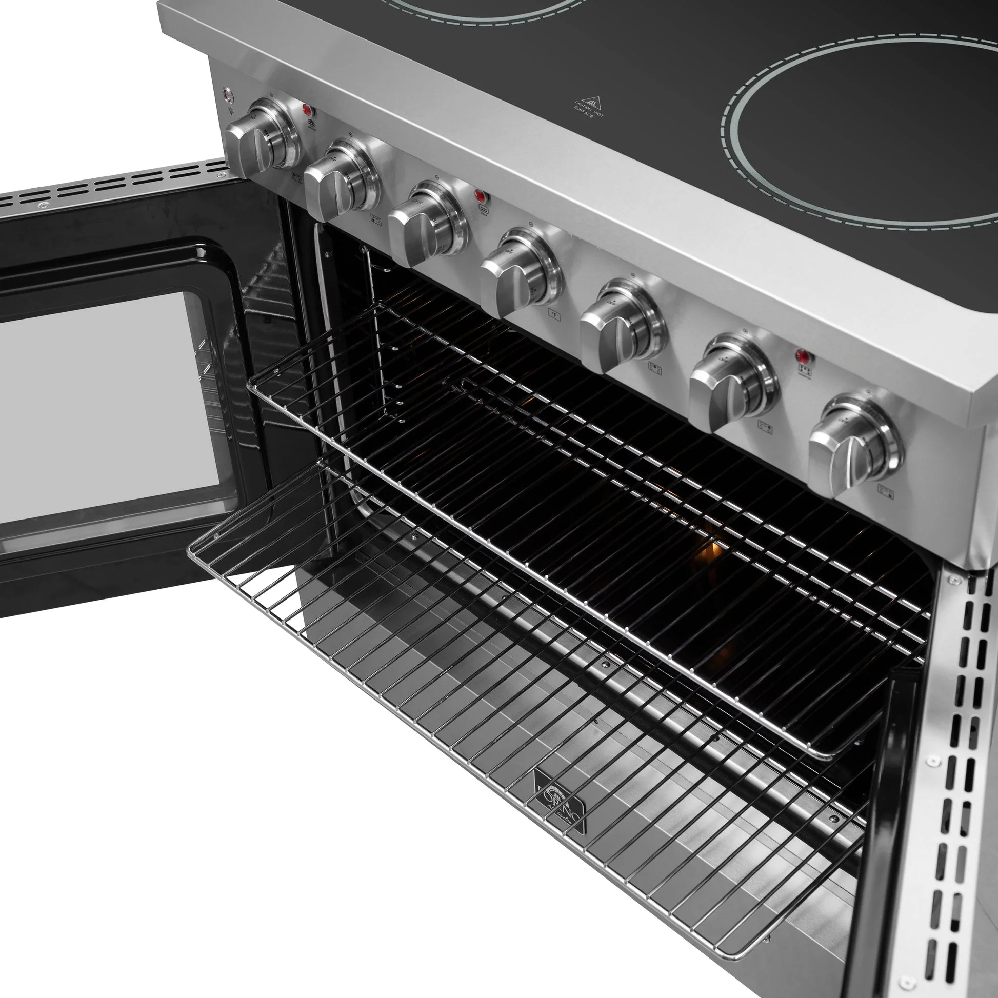 Forno Galiano Freestanding French Door Electric Range, True Convection, Energy Efficient - Image 19