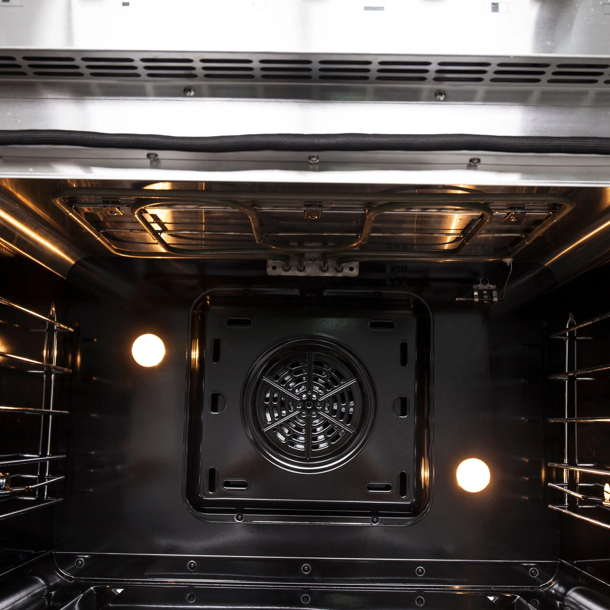 Forno Galiano French Door Dual Fuel Range All Stainless Steel, True Convection Oven - Image 14