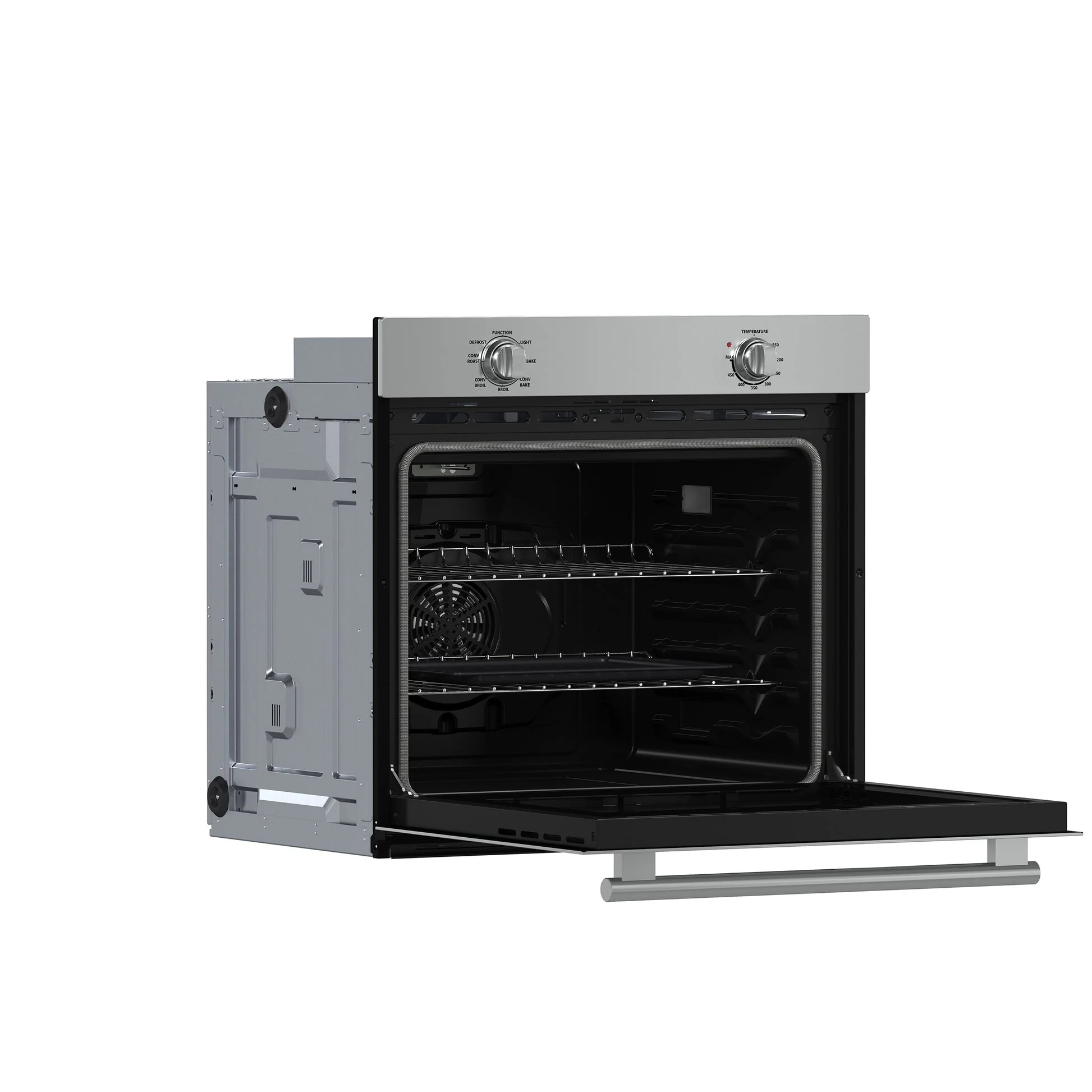 Forno Vomero 30" Wall Oven – Stainless Steel, 5 cu.ft, 3550W Convection, Mechanical Controls, Self-Cleaning Function - Image 4