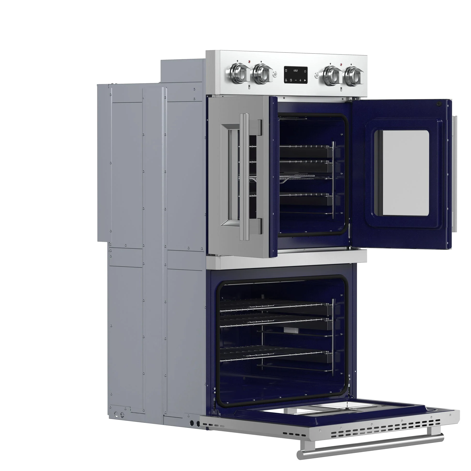 Forno Gallico 30" Electric French Door Double Oven – Stainless Steel, 7.36 cu.ft, Convection, Self-Cleaning - Image 5