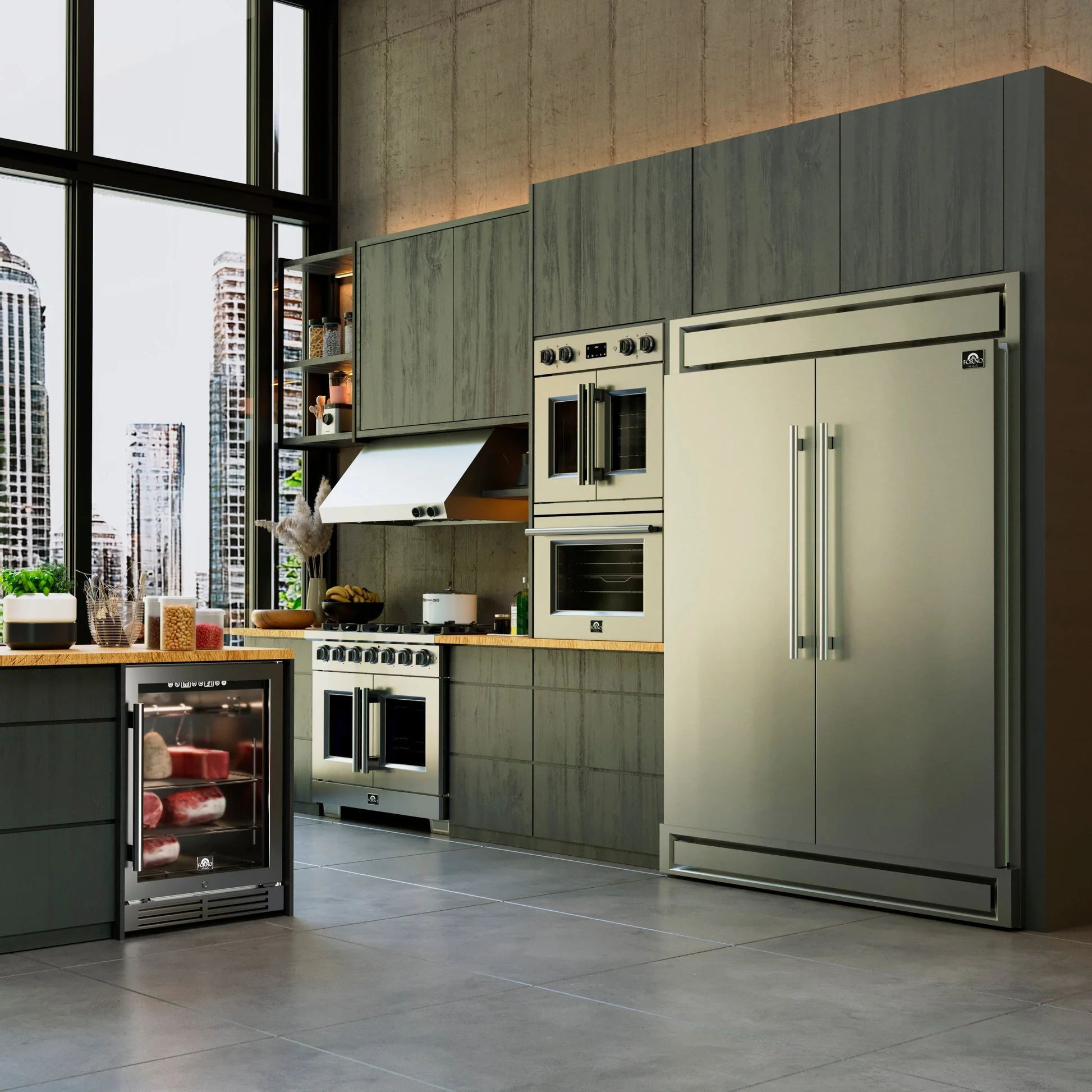 Forno Gallico 30" Electric French Door Double Oven – Stainless Steel, 7.36 cu.ft, Convection, Self-Cleaning - Image 7