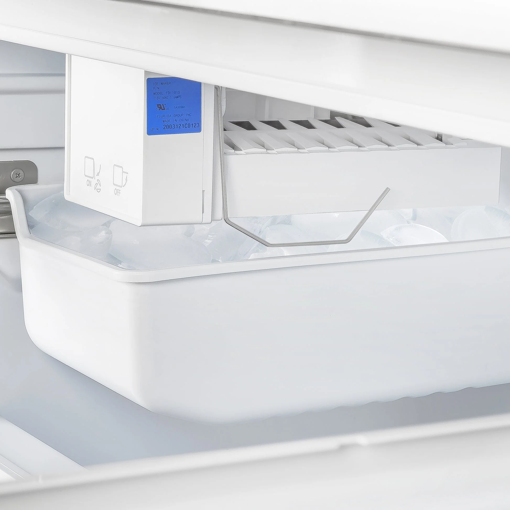 Forno Gallipoli 30" French Door Refrigerator – 17.5 cu.ft, Decorative Grill, Stainless Steel & No Frost Technology - Image 11
