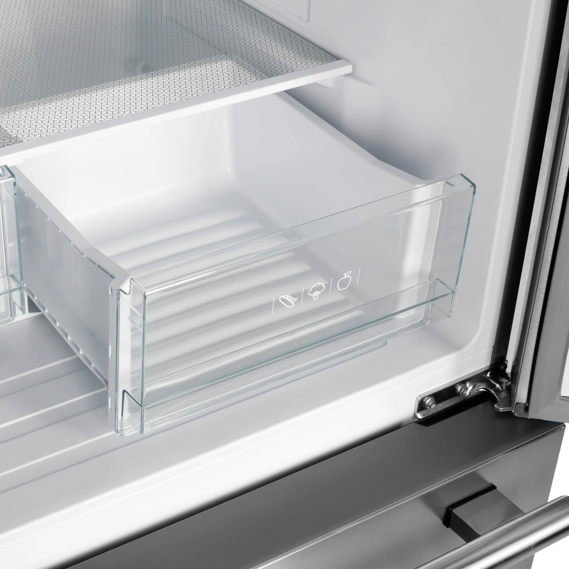 Forno Gallipoli 30" French Door Refrigerator – 17.5 cu.ft, Decorative Grill, Stainless Steel & No Frost Technology - Image 10