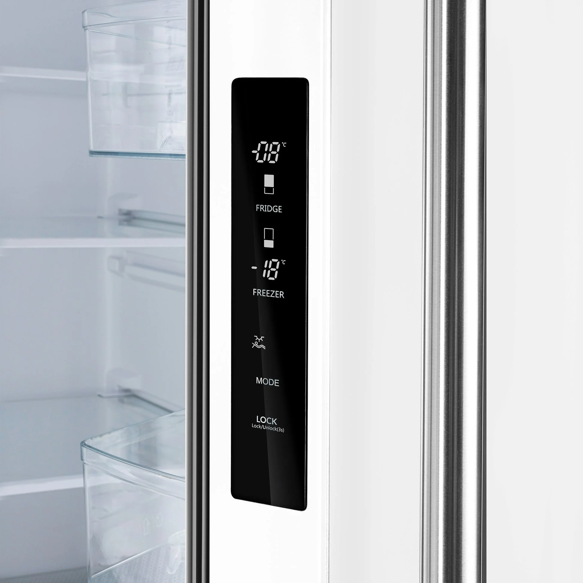 Forno Gallipoli Espresso 30-Inch French Door Refrigerator, Bottom Freezer, Ice Maker - Image 16