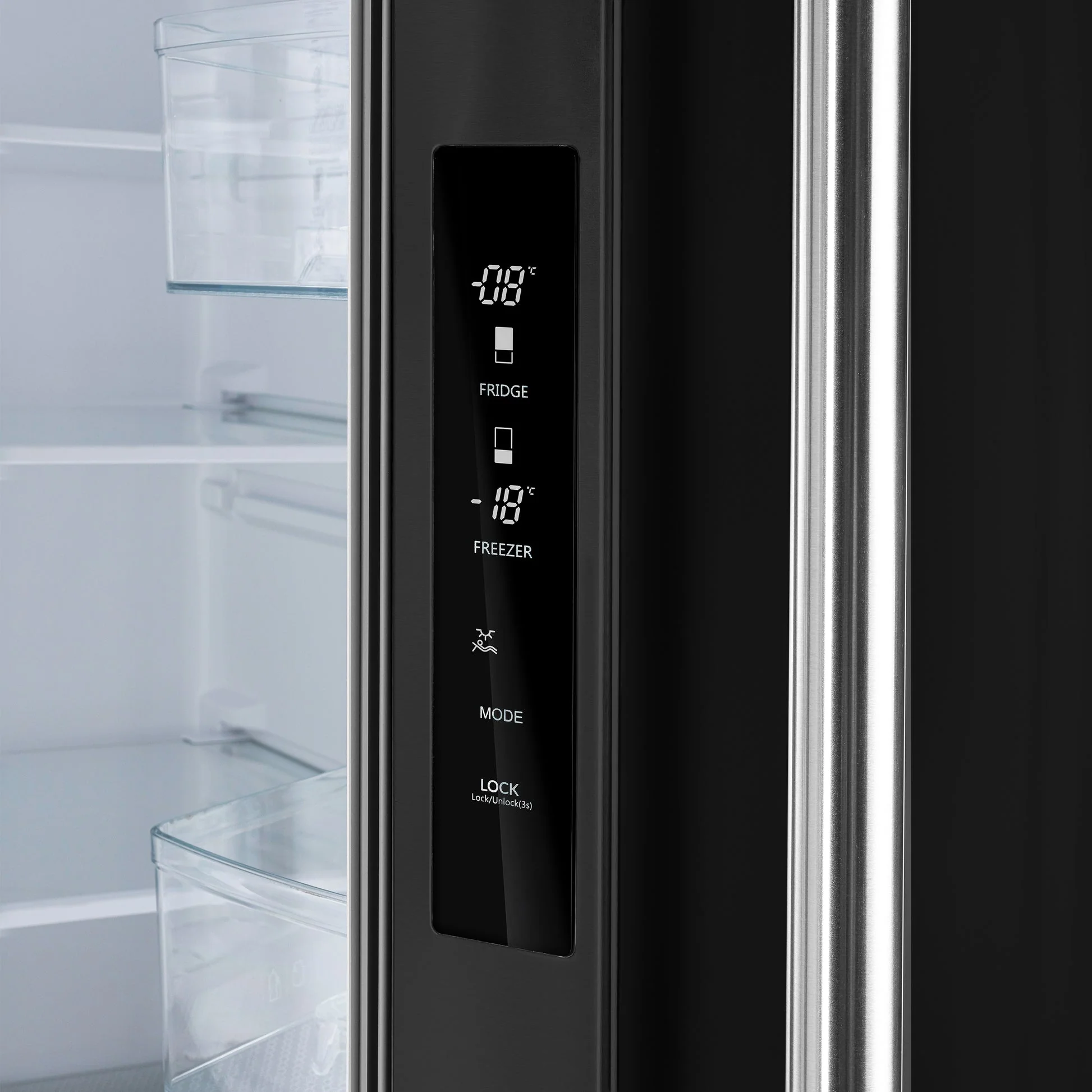 Forno Gallipoli Espresso 30-Inch French Door Refrigerator, Bottom Freezer, Ice Maker - Image 20