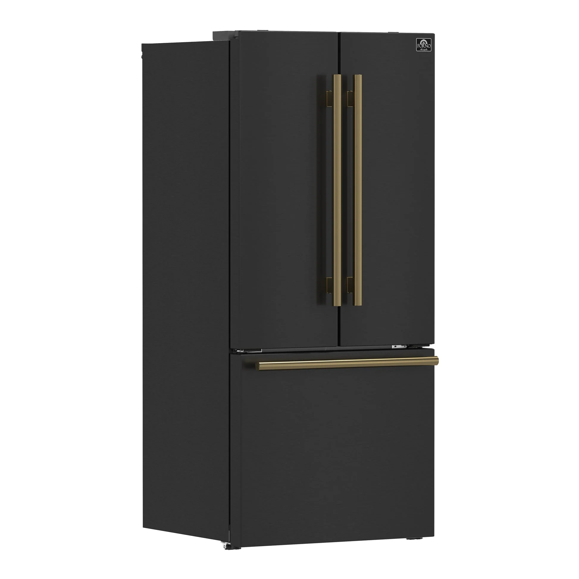 Forno Gallipoli Espresso 30-Inch French Door Refrigerator, Bottom Freezer, Ice Maker - Image 23