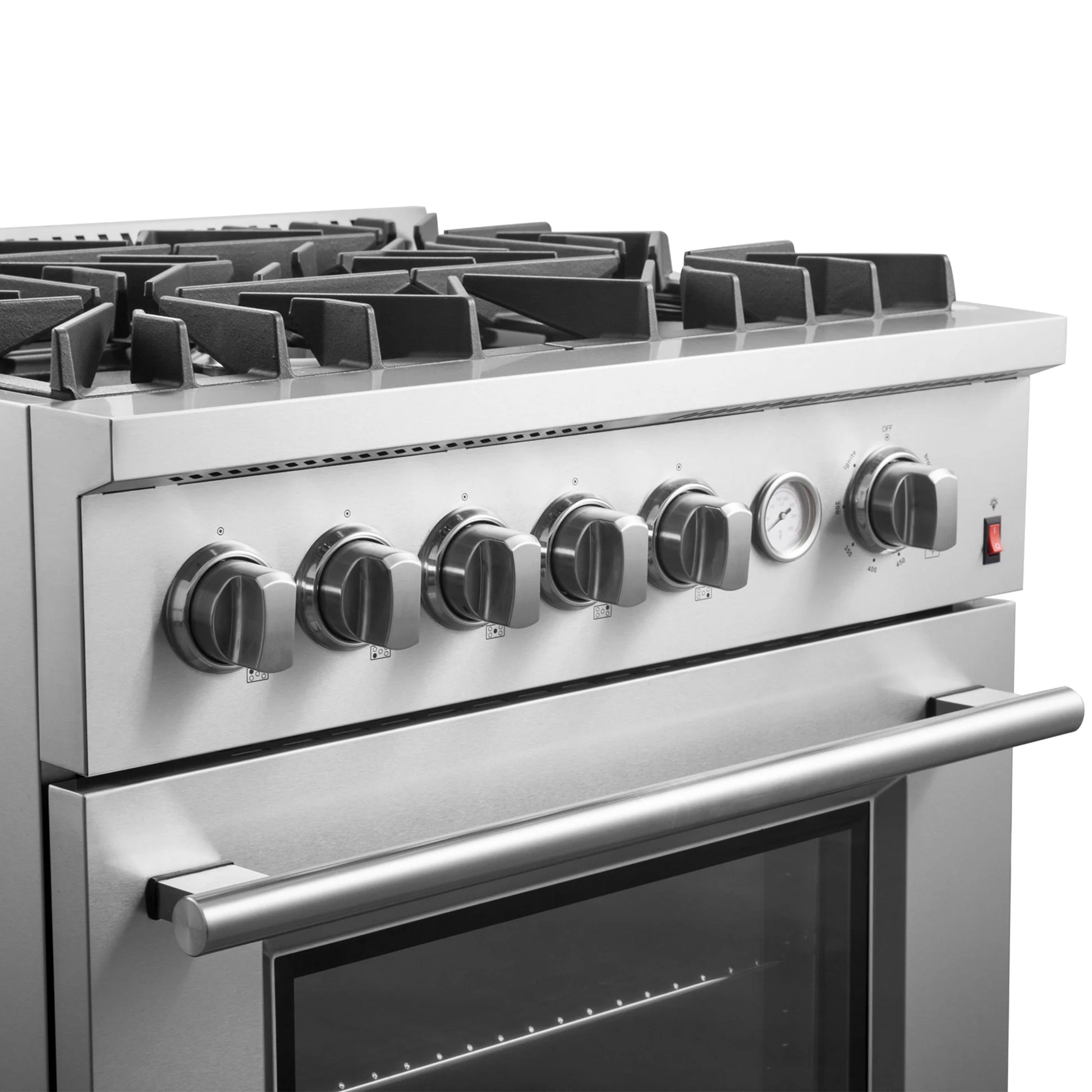 Forno Giovanni 30-inch Gas Range Stainless Steel, 5 Burners 67,000 BTU, 4.32 cu.ft. Convection Oven - Image 7