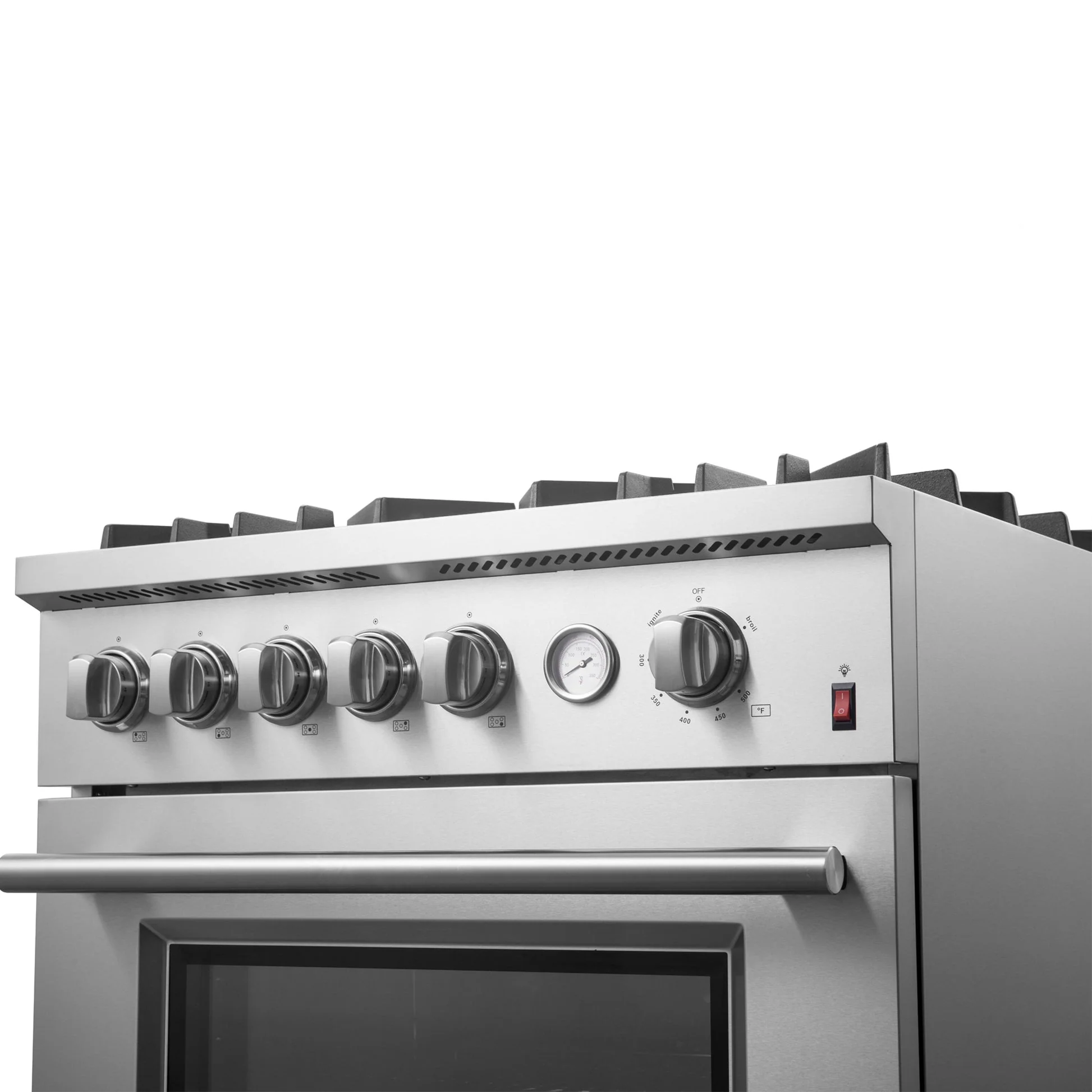 Forno Giovanni 30-inch Gas Range Stainless Steel, 5 Burners 67,000 BTU, 4.32 cu.ft. Convection Oven - Image 8