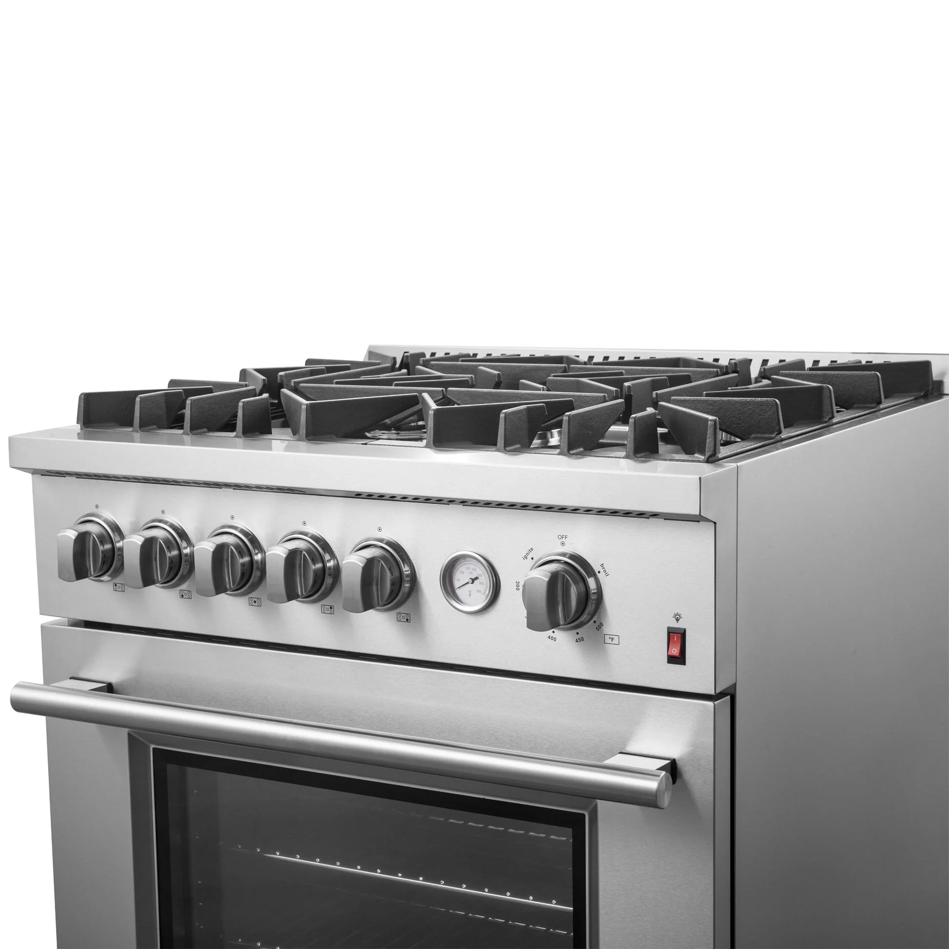 Forno Giovanni 30-inch Gas Range Stainless Steel, 5 Burners 67,000 BTU, 4.32 cu.ft. Convection Oven - Image 9