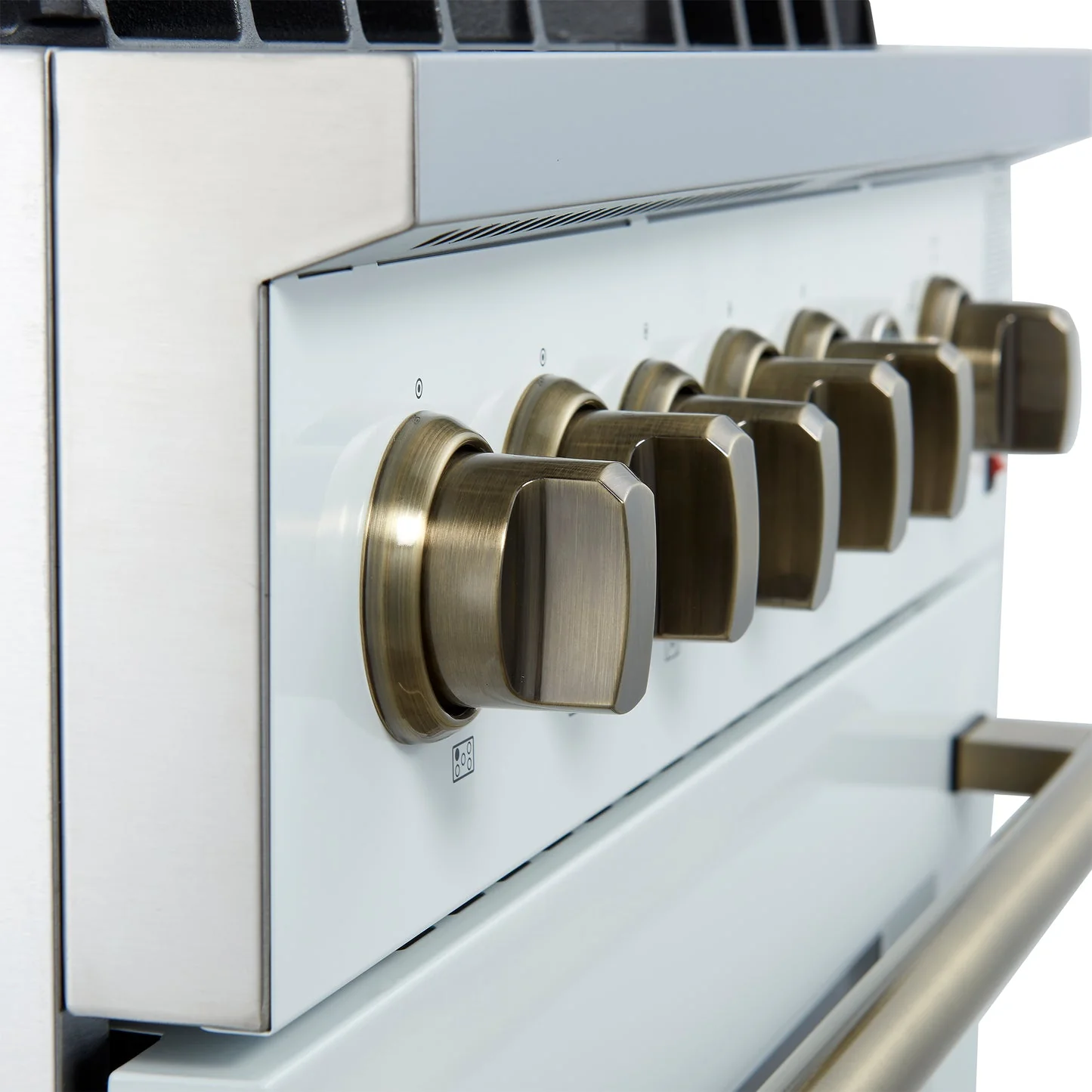 Forno Giovanni 30-inch Gas Range with Antique Brass Design, 5 Burners 67,000 BTU, 4.32 cu.ft. Convection Oven - Image 19