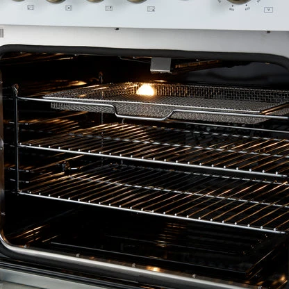 Forno Giovanni 30-inch Gas Range with Antique Brass Design, 5 Burners 67,000 BTU, 4.32 cu.ft. Convection Oven - Image 21