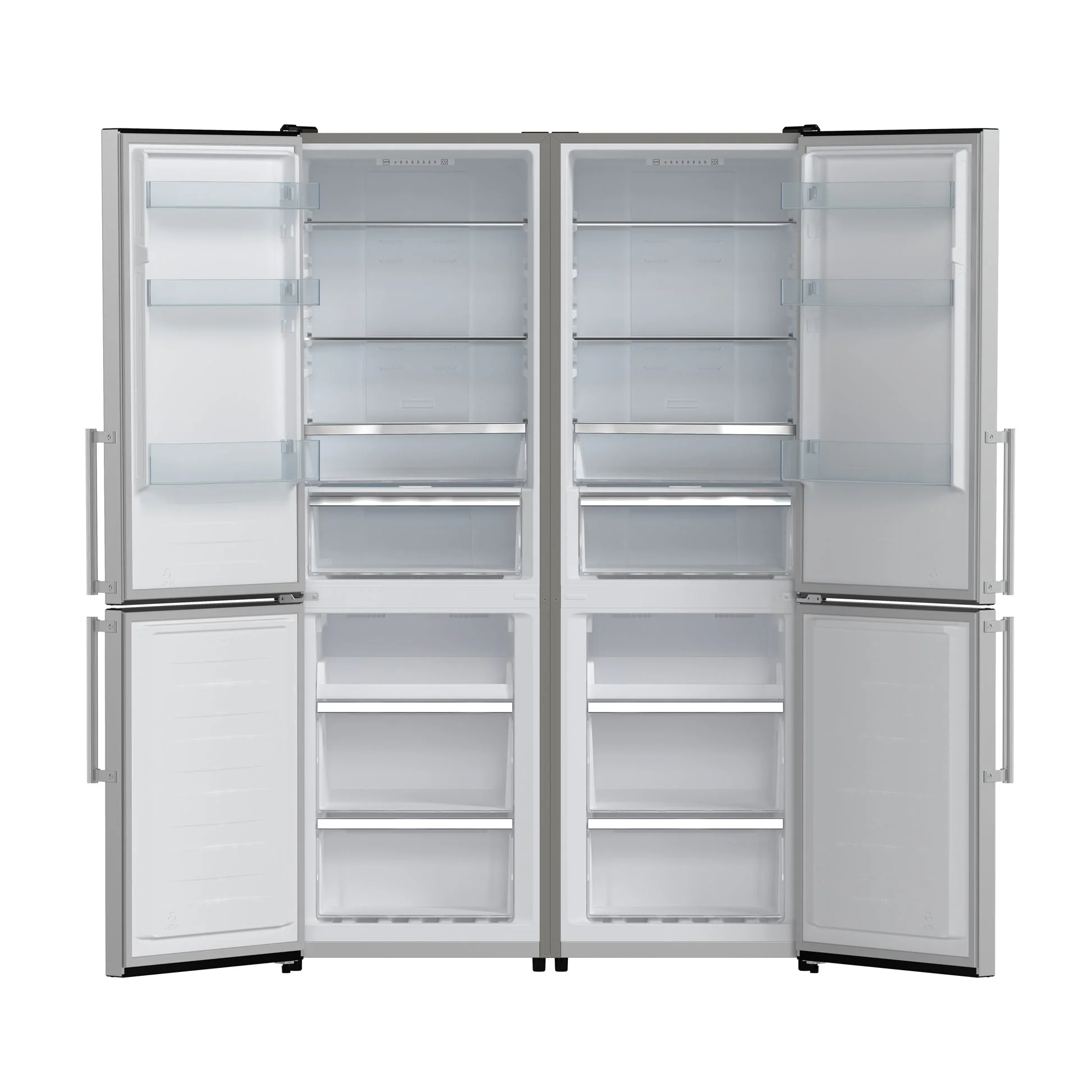 Forno Guardia 46.8-Inch Double Bottom Freezer Refrigerators, Total Capacity 21.6 cu.ft - Image 4