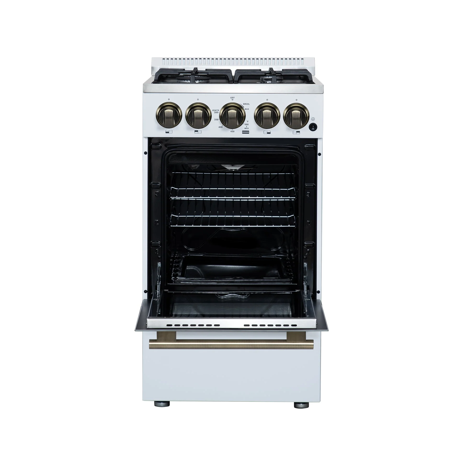 Forno Lamazze 20 Inch Freestanding Gas Range , Compact Design - Image 25