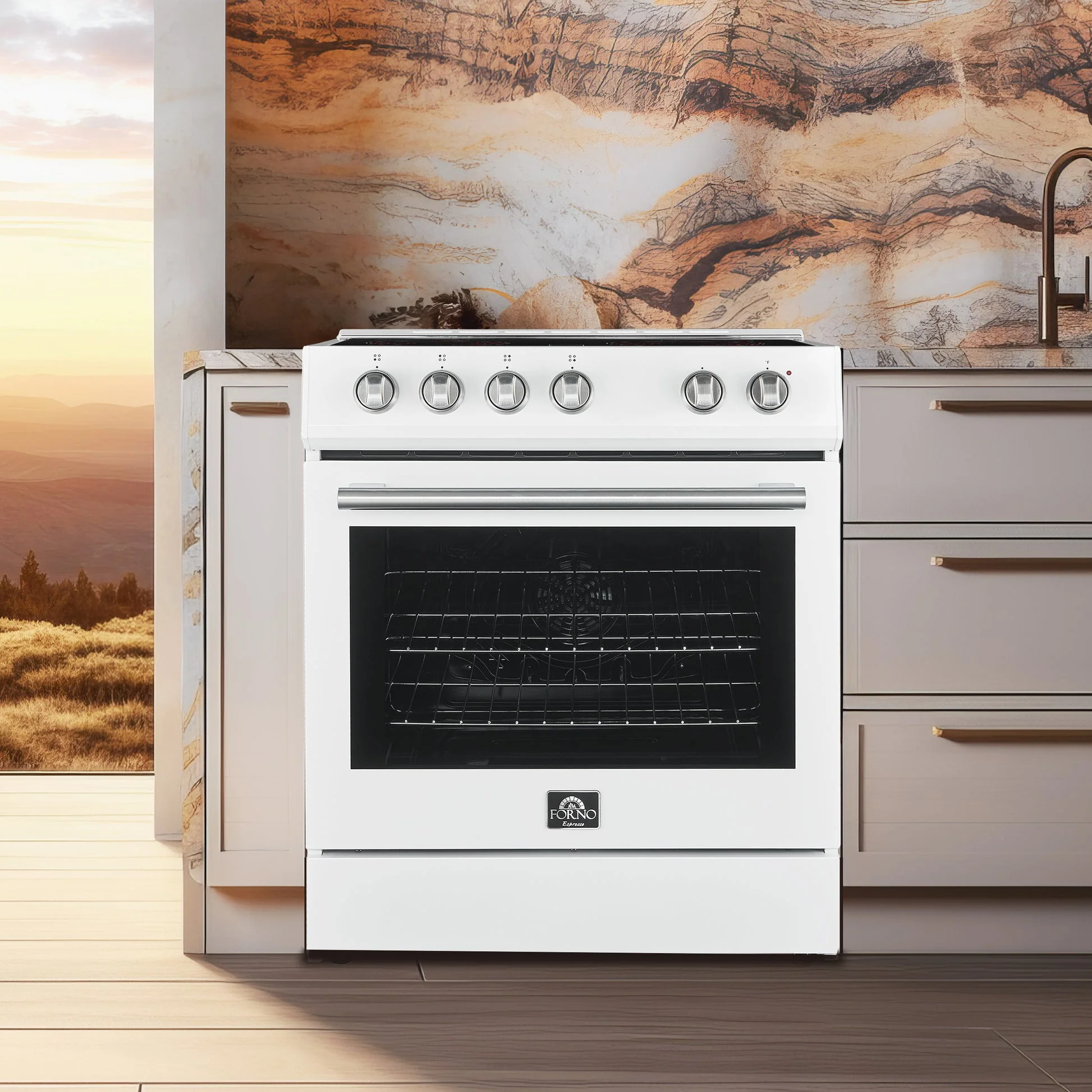 Forno Leonardo Espresso 30-Inch Electric Range, True Convection, Energy Efficient - Image 30