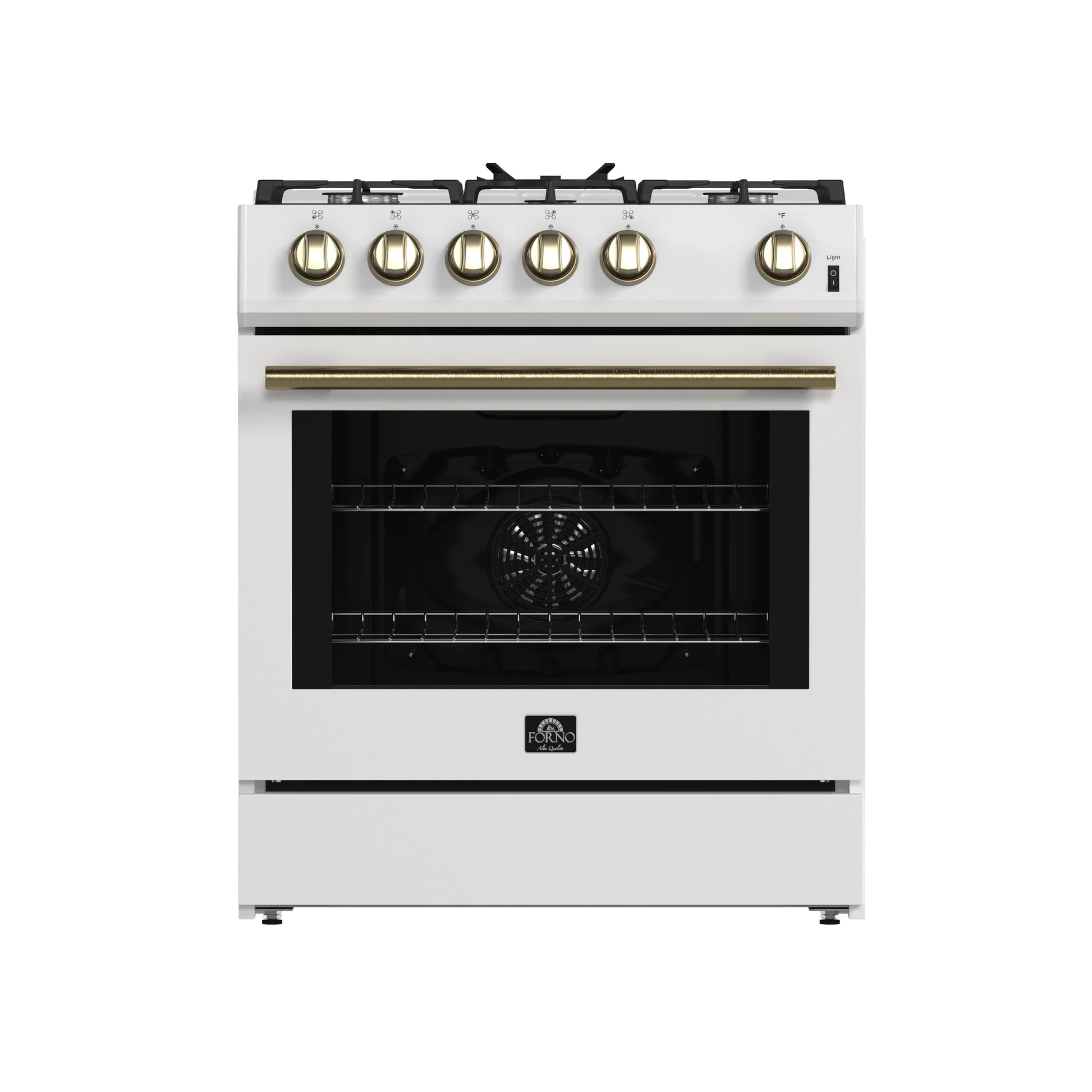 Forno Leonardo Espresso 30-Inch Gas Range, 5 Burners, 39,500 BTU, 5 cu.ft Convection Oven - Image 20