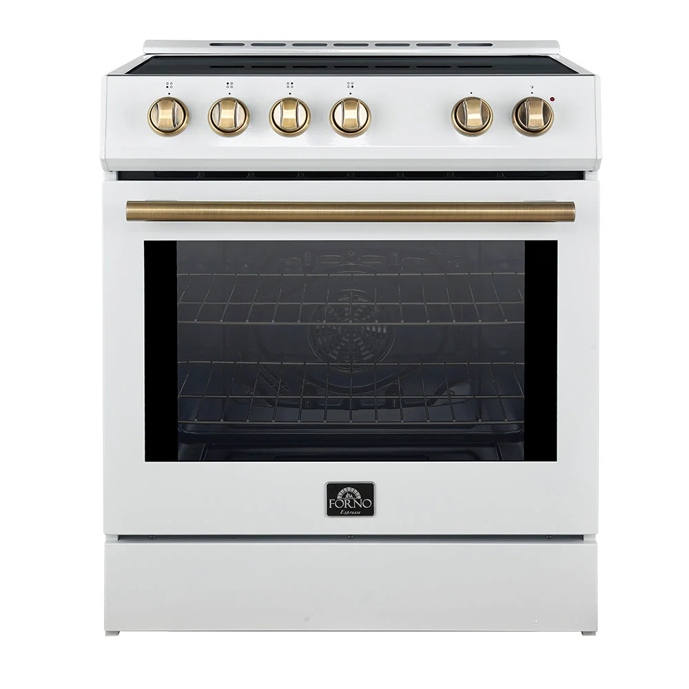 Forno Leonardo Espresso 30-Inch Slide-In Induction Range, Convection Oven, 5 Cooking Zones, Touch Control Panel - Image 17