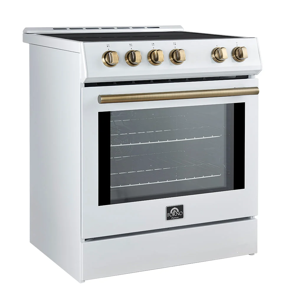 Forno Leonardo Espresso 30-Inch Slide-In Induction Range, Convection Oven, 5 Cooking Zones, Touch Control Panel - Image 19