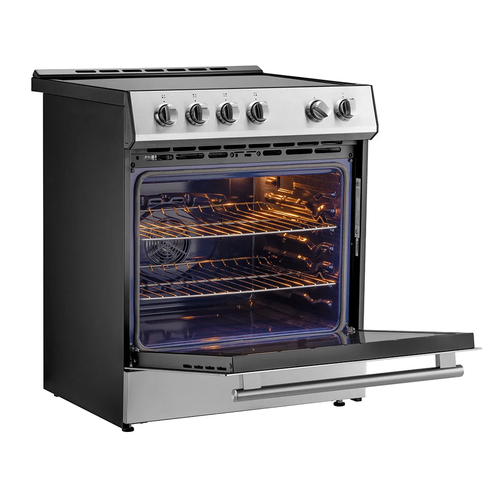 Forno Leonardo Espresso 30-Inch Slide-In Stainless Steel Induction Range, Convection Oven, 5 Cooking Zones - Image 5
