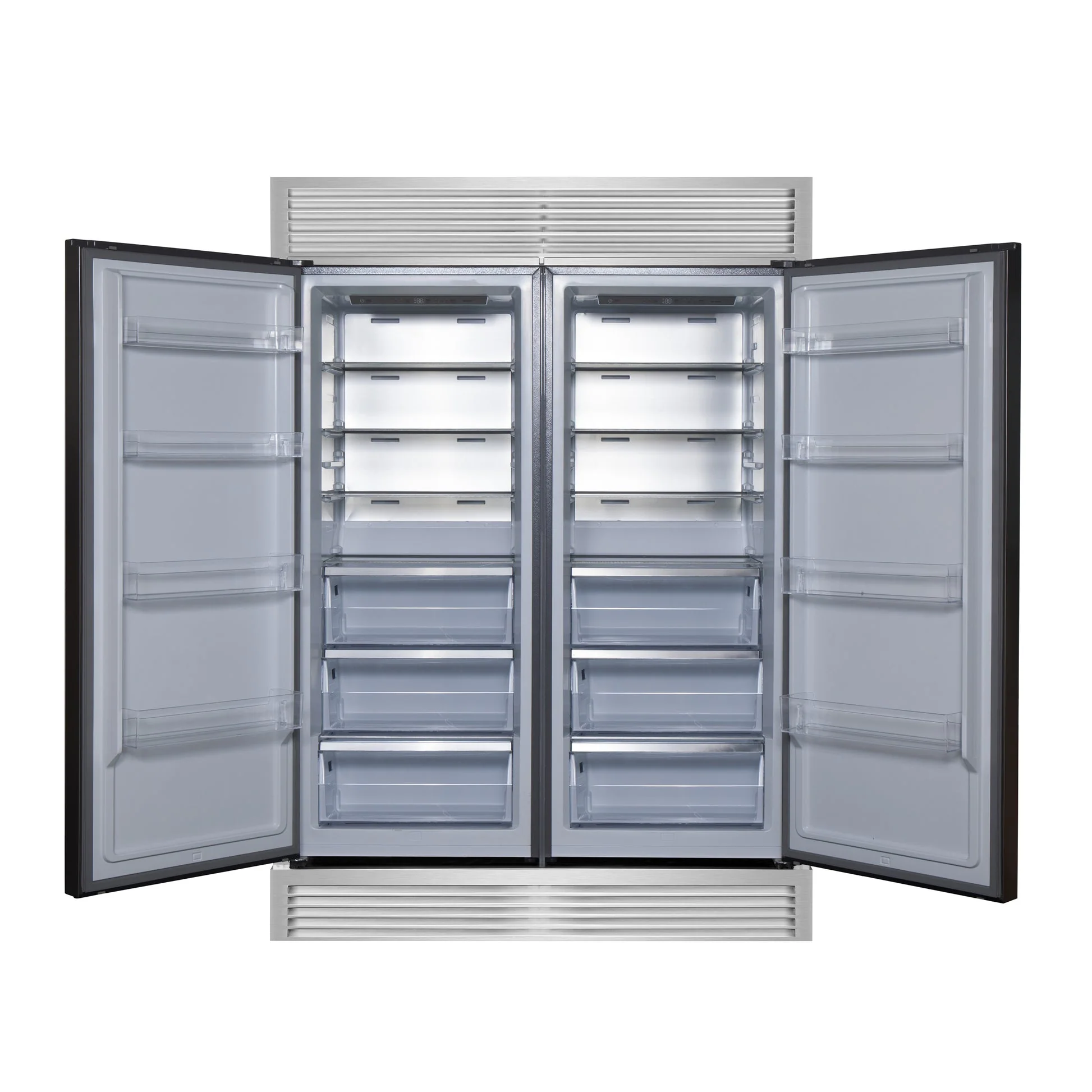 Forno Maderno 2-28-Inch Wide Convertible Refrigerator/Freezer, Decorative Trim, 27.2 cu.ft, 84-Inch High - Image 2