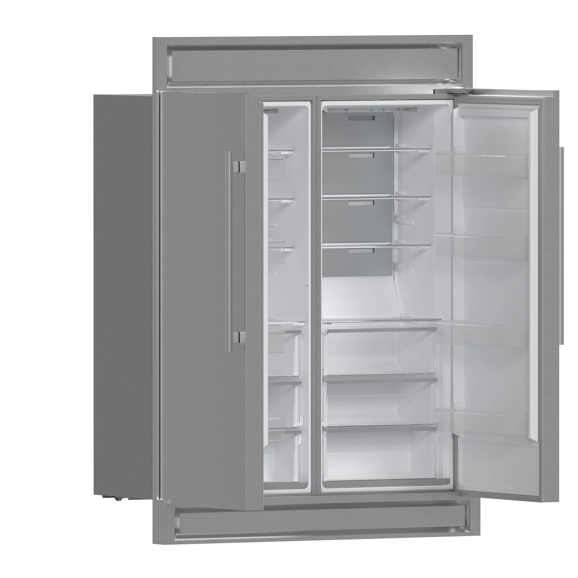 Forno Maderno 2-28-Inch Wide Convertible Refrigerator/Freezer, Decorative Trim, 27.2 cu.ft, 84-Inch High - Image 10
