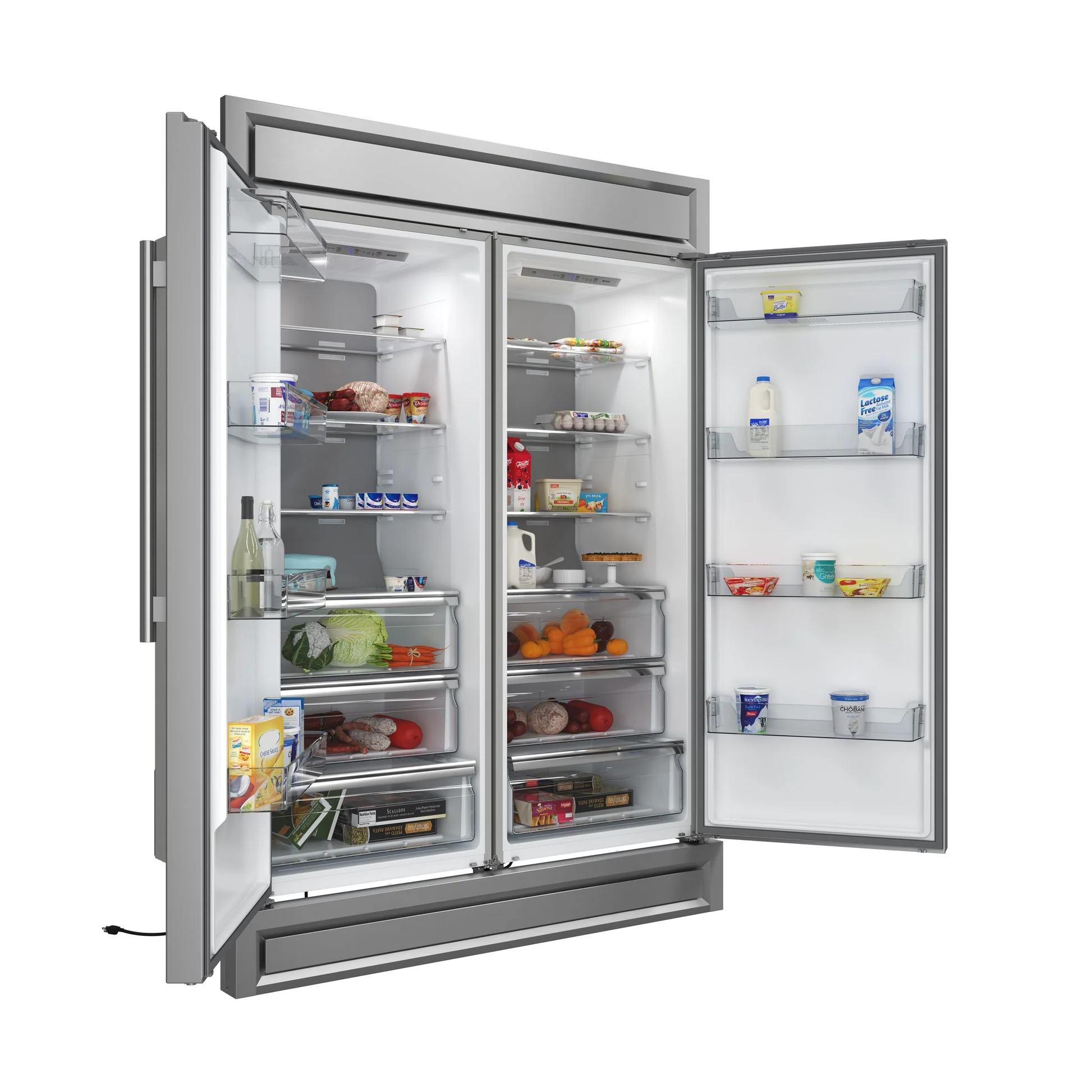 Forno Maderno 2-28-Inch Wide Convertible Refrigerator/Freezer, Decorative Trim, 27.2 cu.ft, 84-Inch High - Image 6