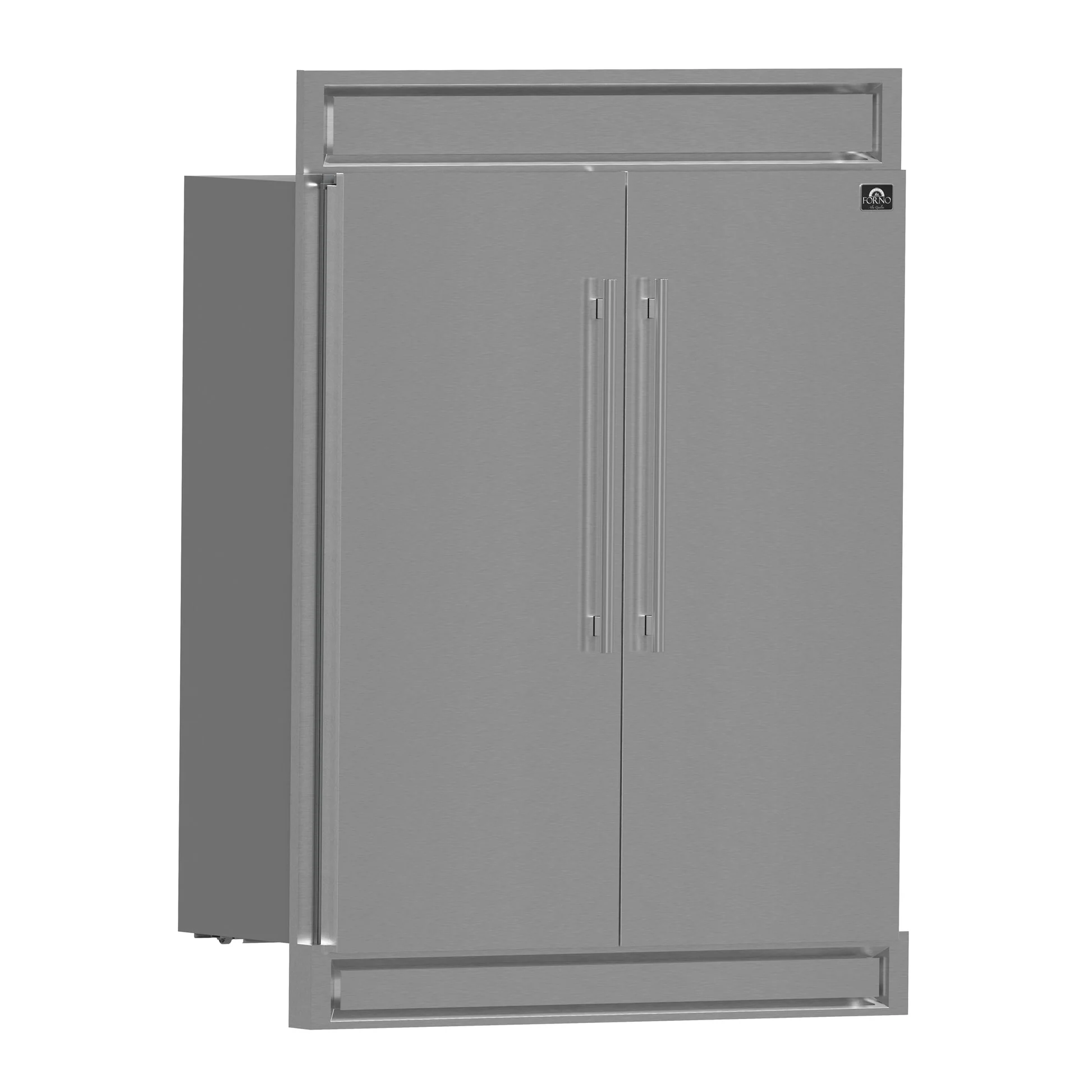 Forno Maderno 2-28-Inch Wide Convertible Refrigerator/Freezer, Decorative Trim, 27.2 cu.ft, 84-Inch High - Image 8
