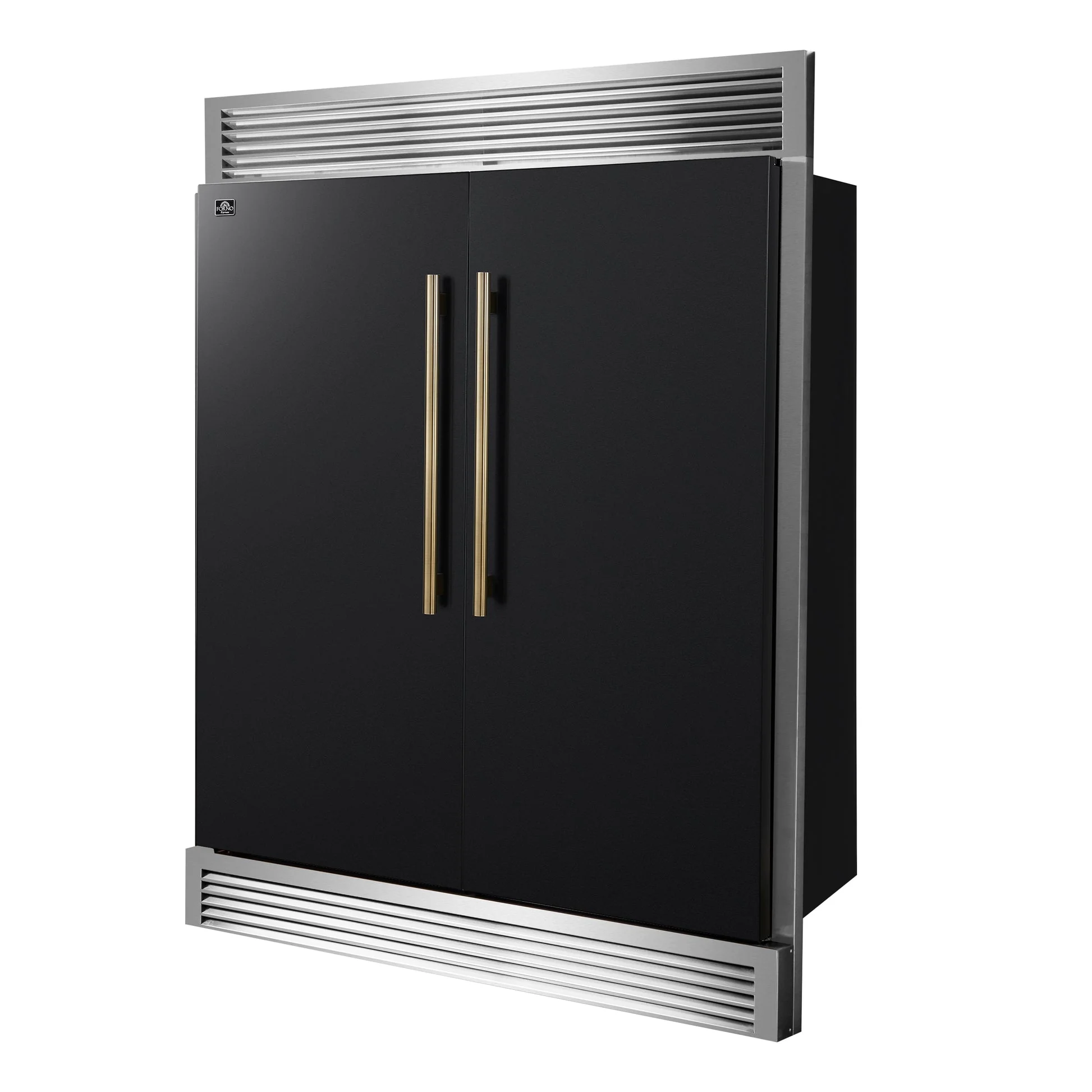 Forno Maderno 2-28-Inch Wide Convertible Refrigerator/Freezer Decorative Trim Grill, 27.2 cu.ft, 84-Inch High - Image 8