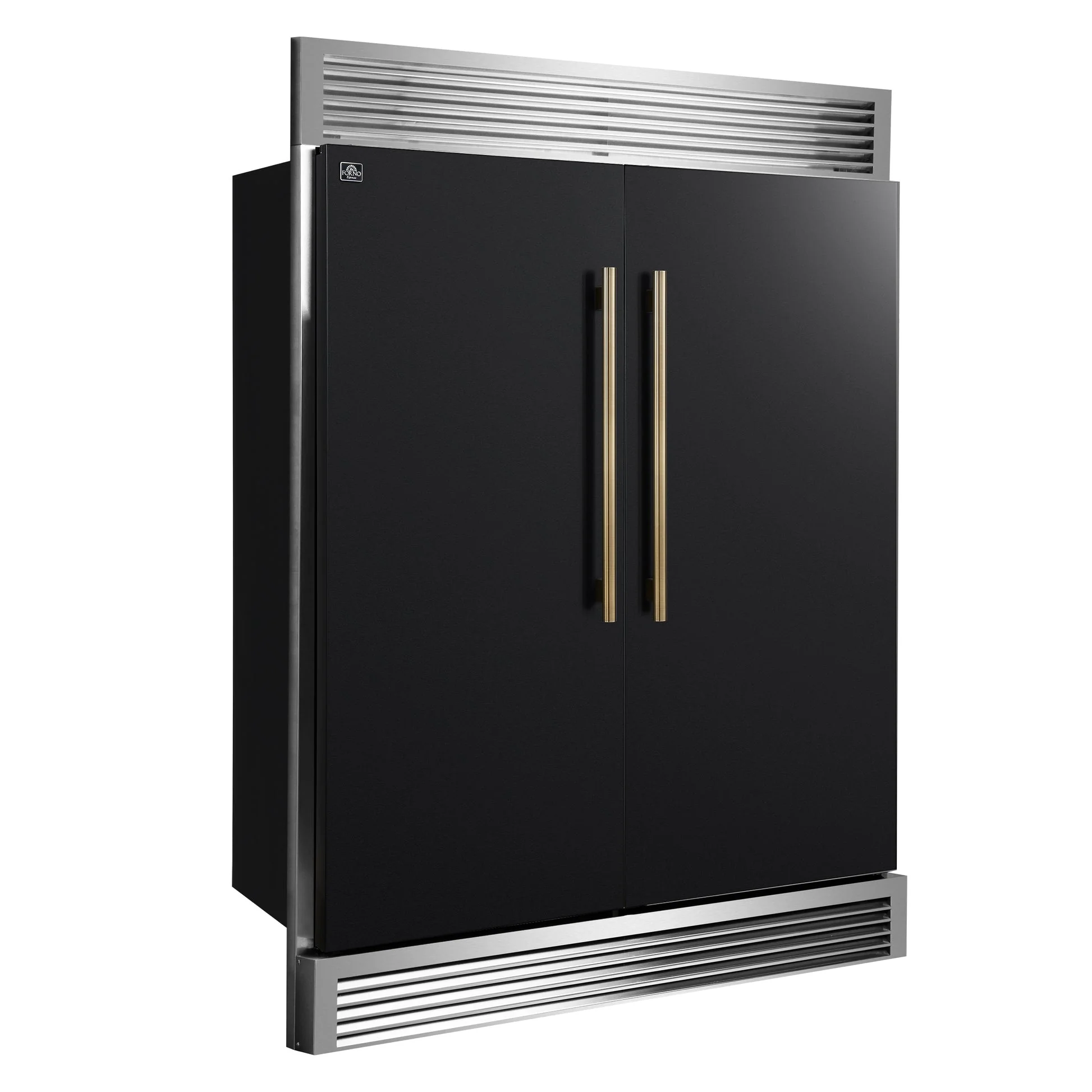 Forno Maderno 2-28-Inch Wide Convertible Refrigerator/Freezer Decorative Trim Grill, 27.2 cu.ft, 84-Inch High - Image 9