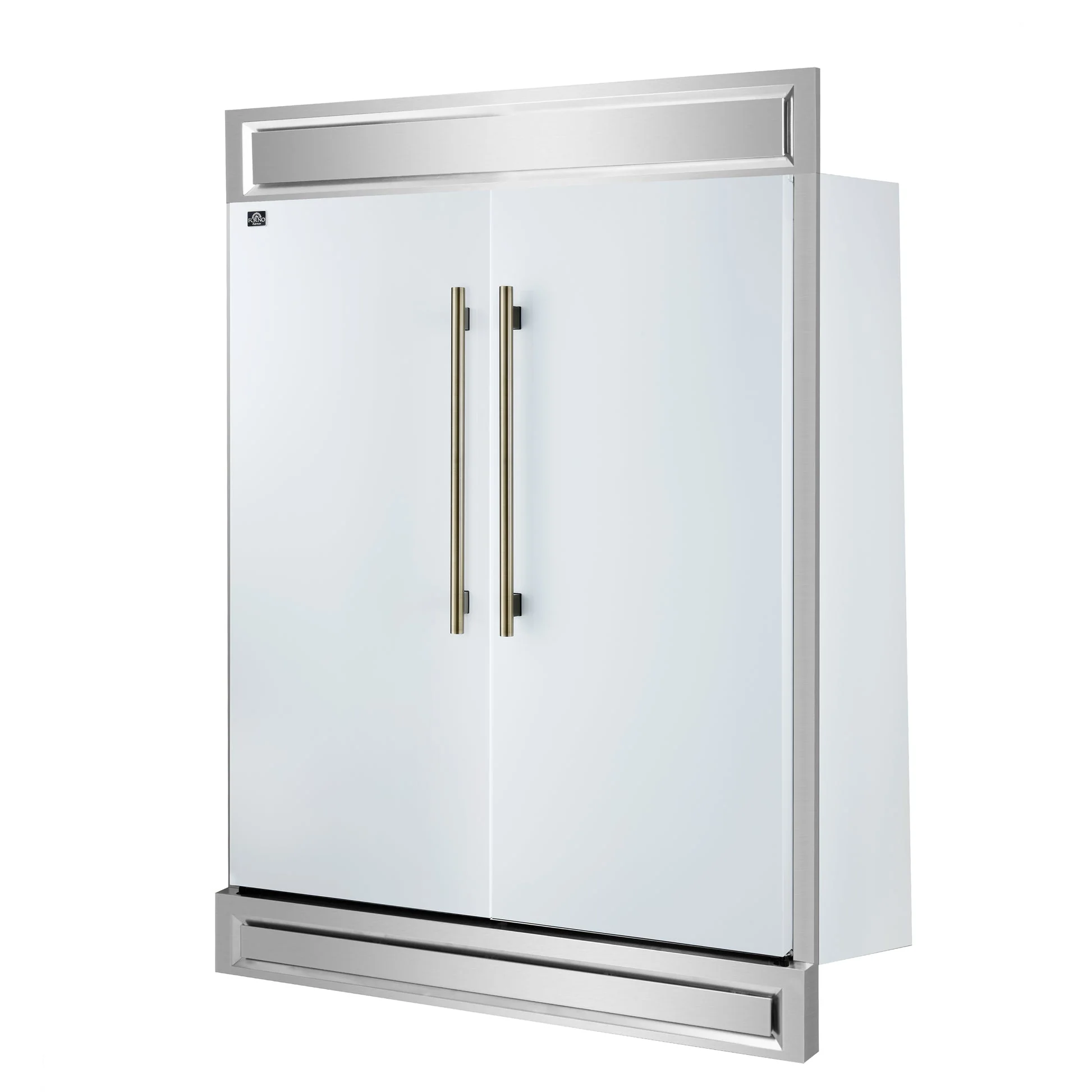 Forno Maderno 2-28-Inch Wide Convertible Refrigerator/Freezer with Decorative Trim - Image 8