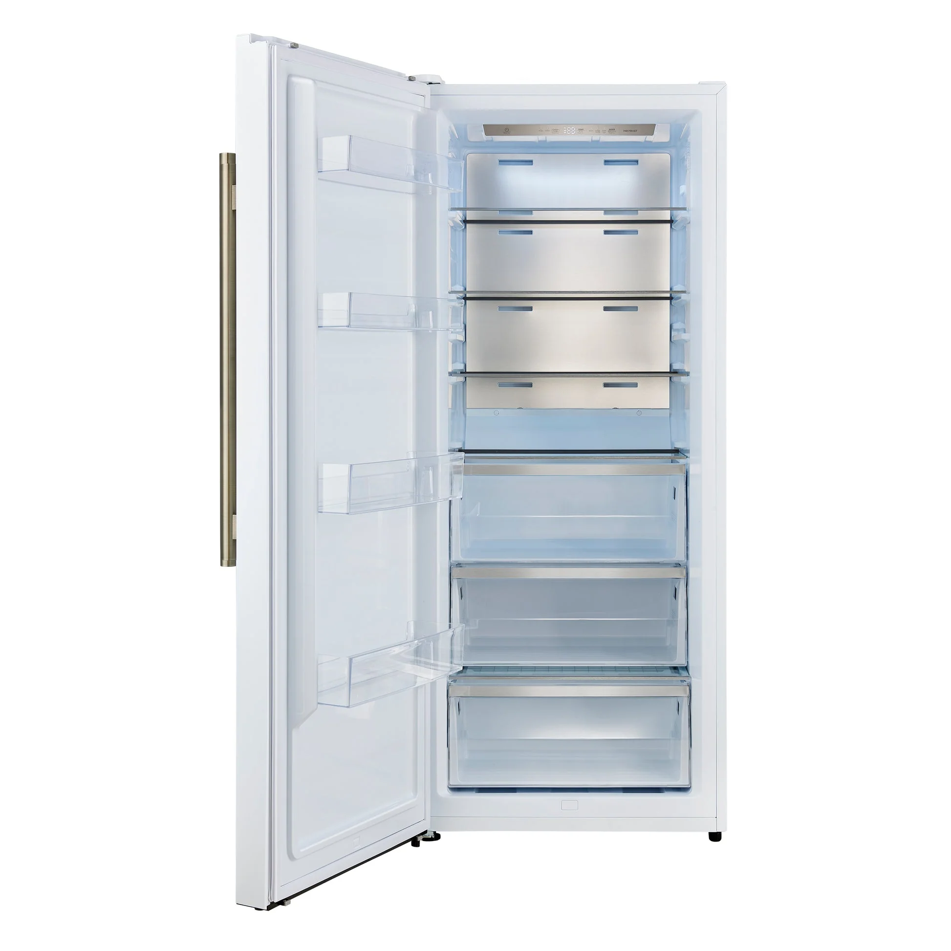 Forno Maderno 28-Inch Built-In Convertible Refrigerator with Antique Brass, 13.6 cu.ft, Left Swing, Decorative Grill - Image 11