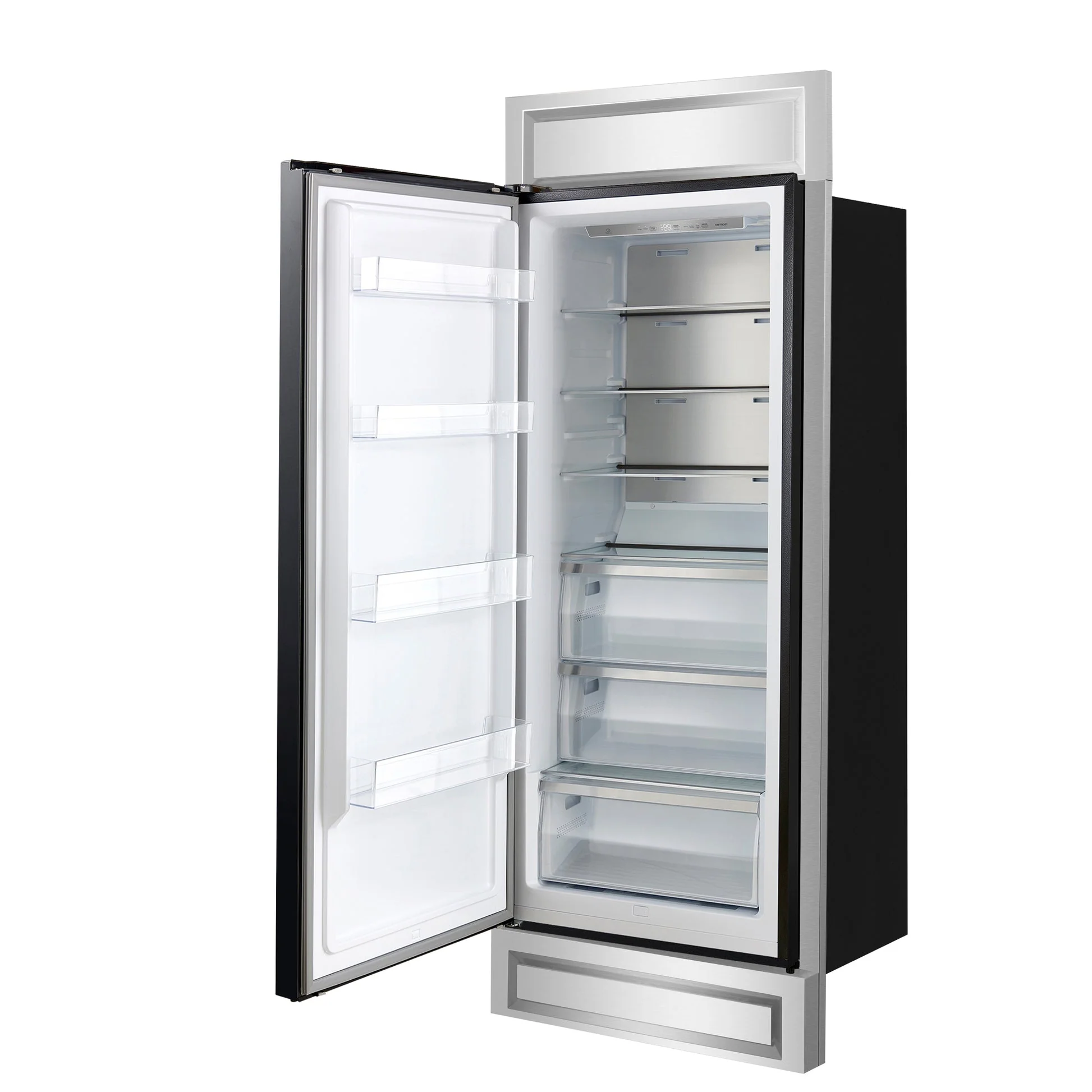 Forno Maderno 28-Inch Built-In Convertible Refrigerator with Antique Brass, 13.6 cu.ft, Left Swing, Decorative Grill - Image 21