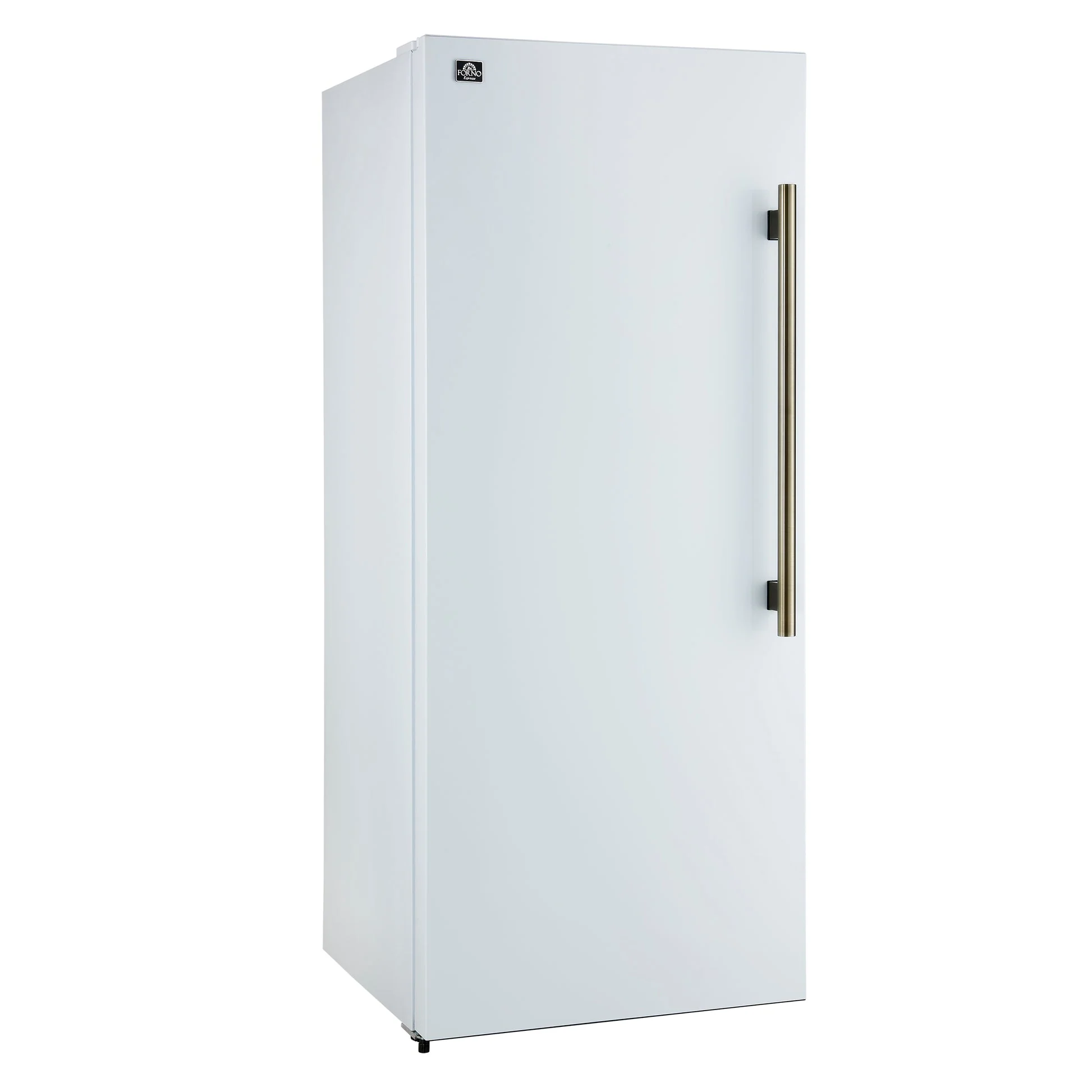 Forno Maderno 28-Inch Built-In Convertible Refrigerator with Antique Brass, 13.6 cu.ft, Left Swing, Decorative Grill - Image 5