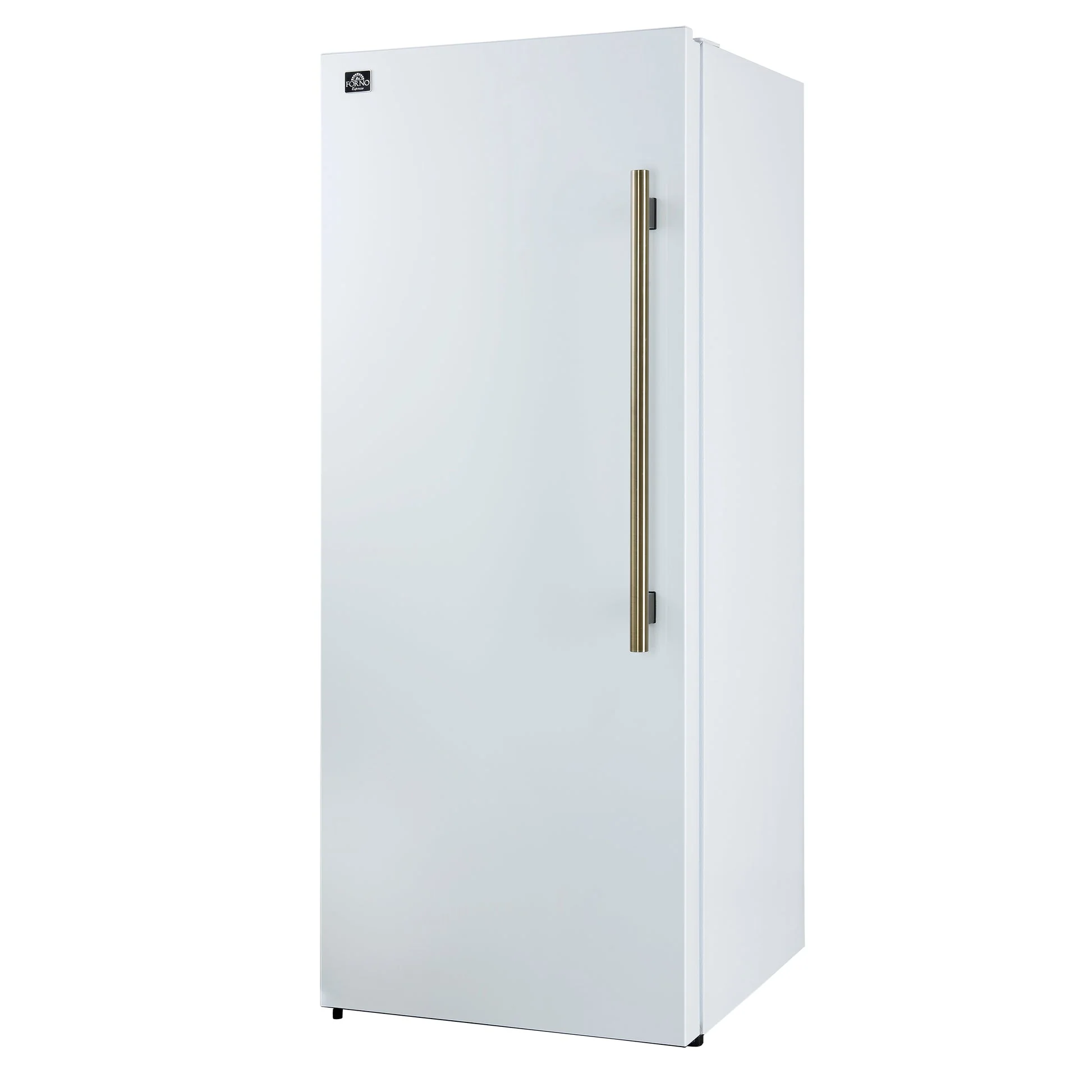 Forno Maderno 28-Inch Built-In Convertible Refrigerator with Antique Brass, 13.6 cu.ft, Left Swing, Decorative Grill - Image 7