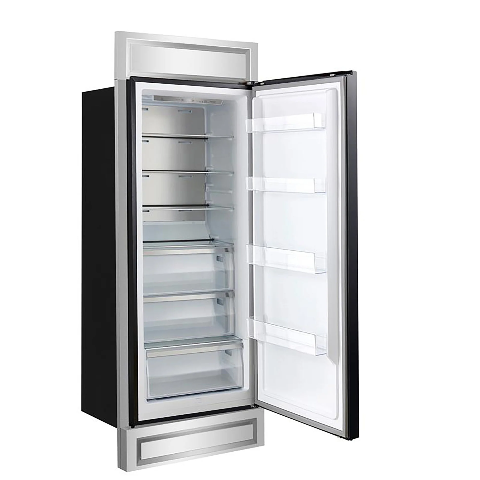 Forno Maderno 28-Inch Built-In Convertible Refrigerator With Antique Brass Handle, 13.6 cu.ft. Right Swing with Decorative Grill - 32-Inch Wide - Image 17